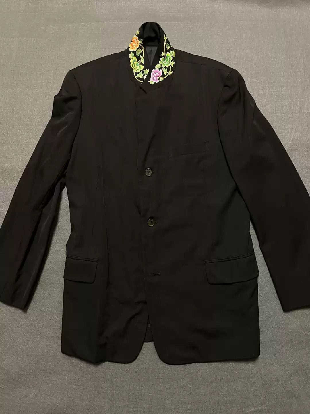 Yohji Yamamoto 02ss Flora Collar JKT
