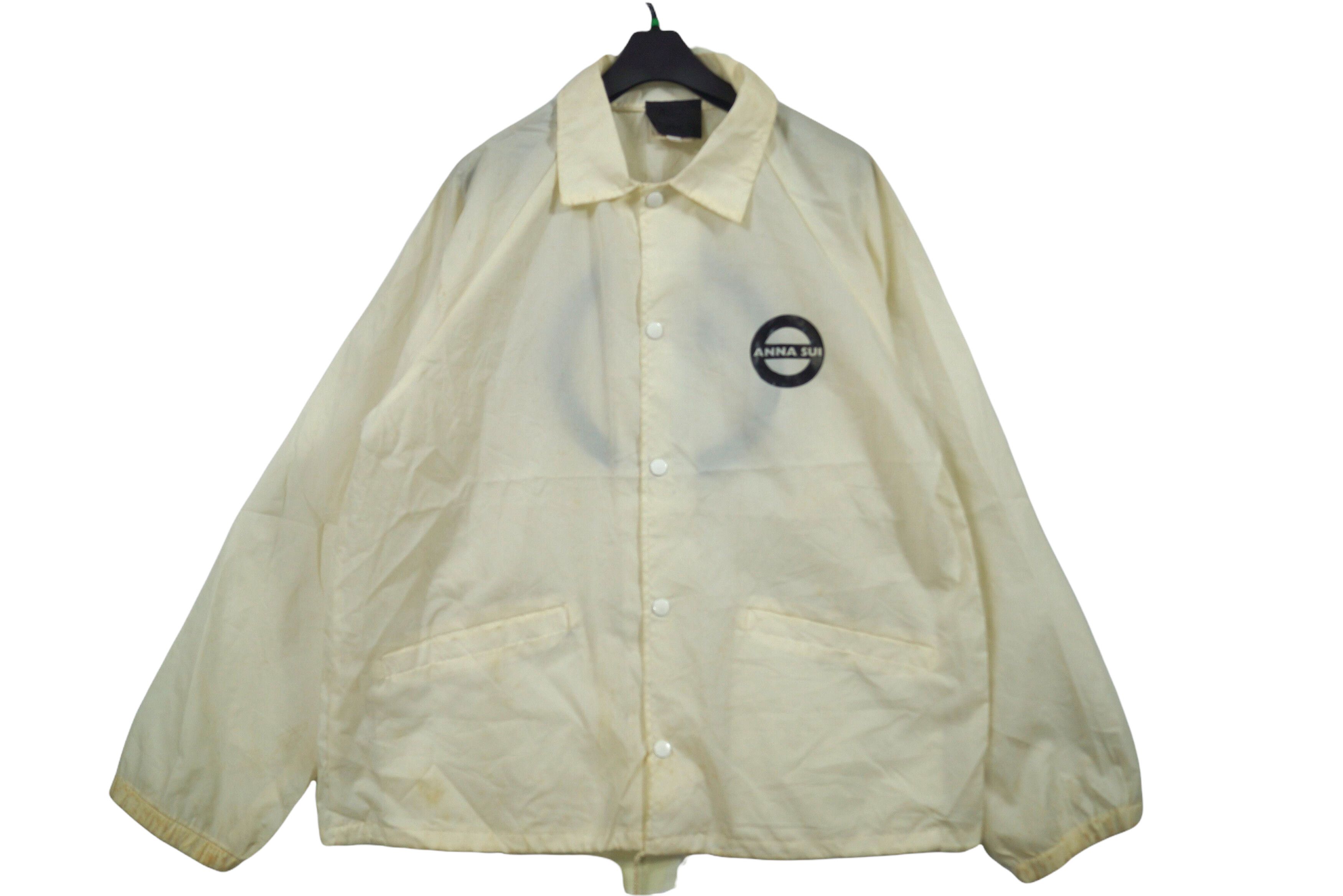 Vintage Rare!! Vintage Jacket Windbreaker Anna Sui Small Logo Size US L / EU 52-54 / 3 - 1 Preview