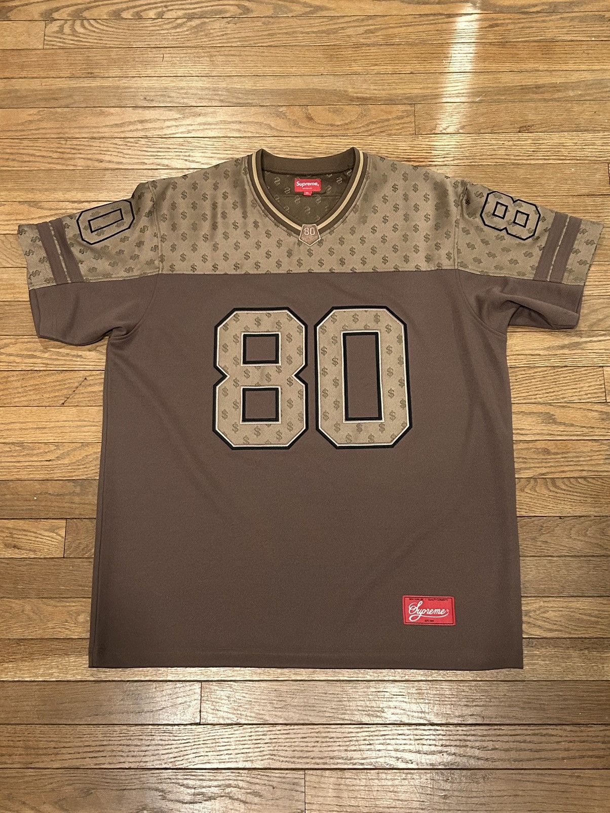 Supreme Supreme Monogram Football Jersey | Grailed