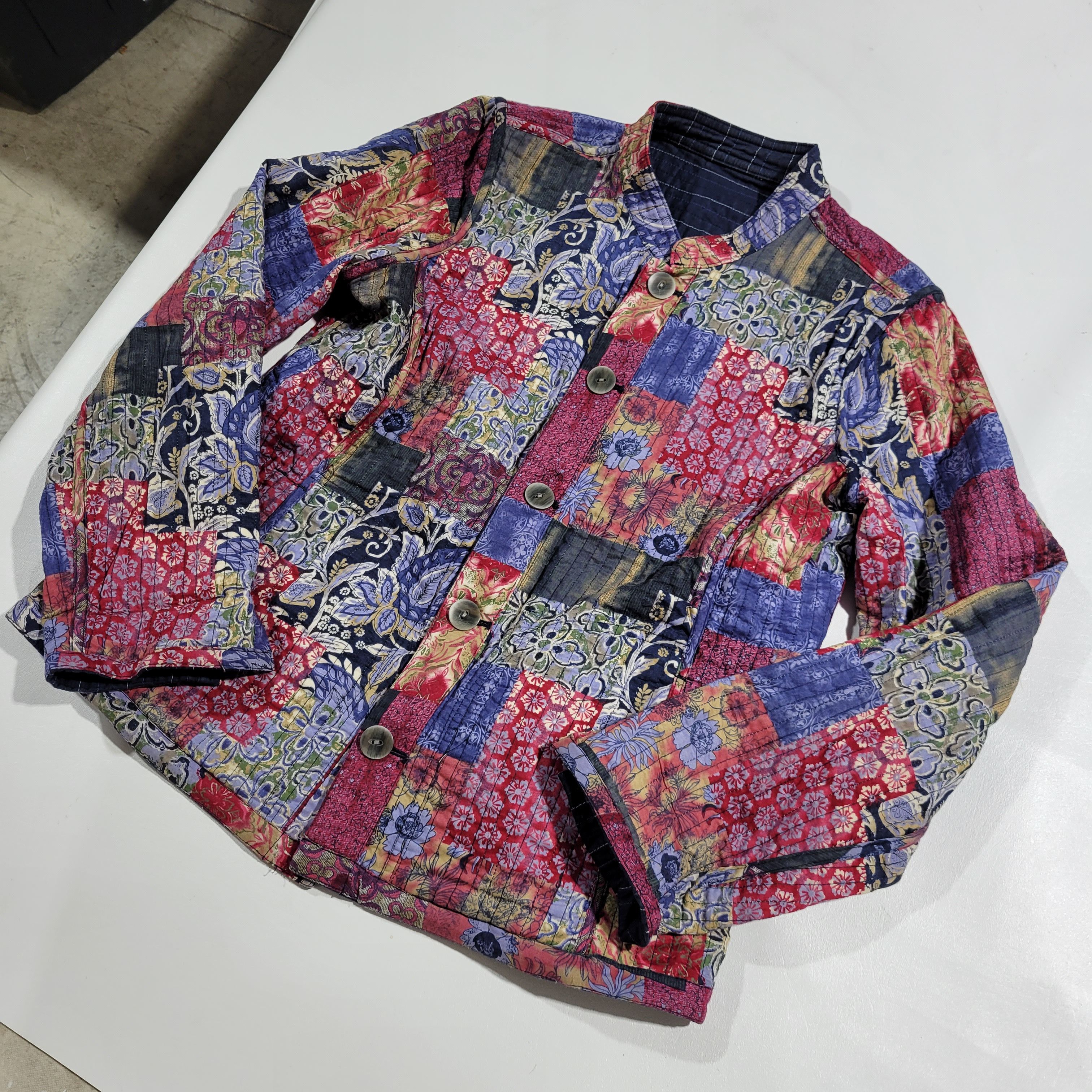 Streetwear × Unsound Rags × Vintage 90's patchwork Jacket | Grailed