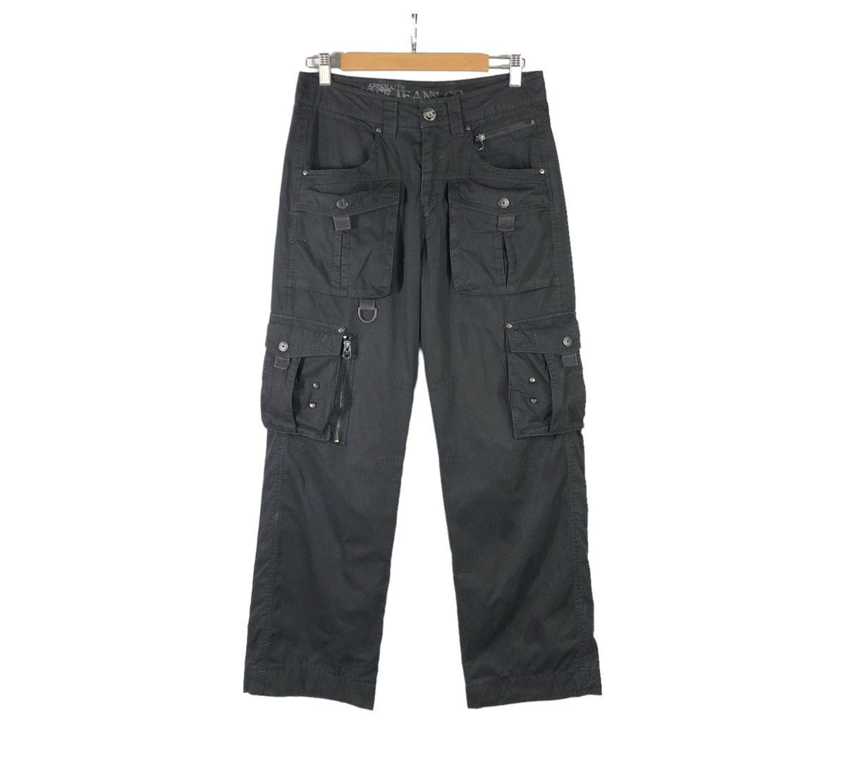 Designer × Japanese Brand JF Parachute Multipocket Zipper Tactical Cargo Pant Size US 32 / EU 48 - 1 Thumbnail