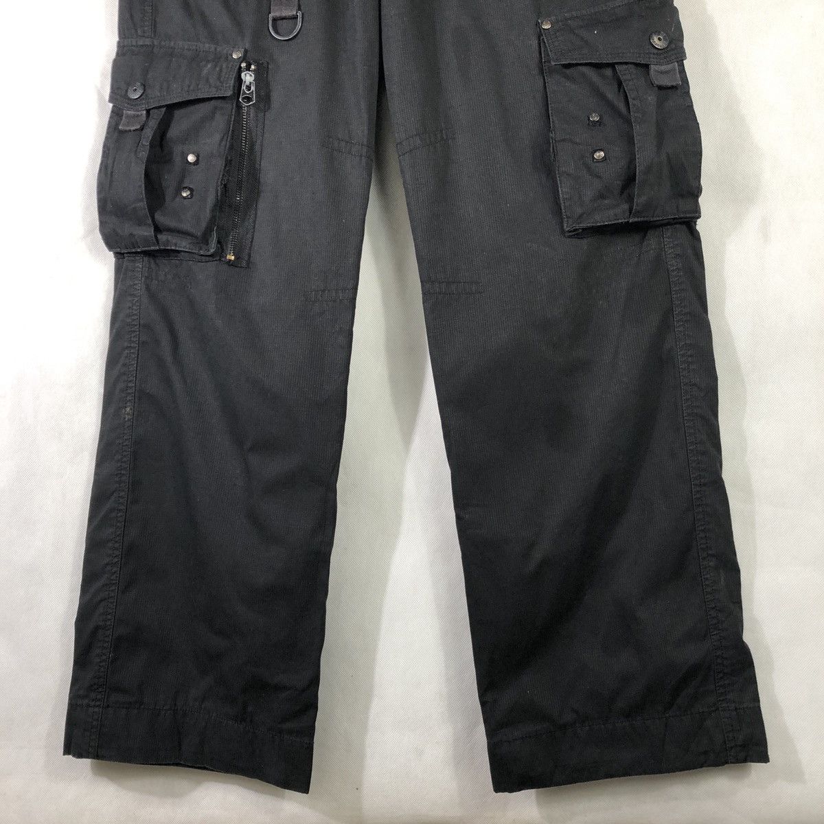 Designer × Japanese Brand JF Parachute Multipocket Zipper Tactical Cargo Pant Size US 32 / EU 48 - 4 Thumbnail