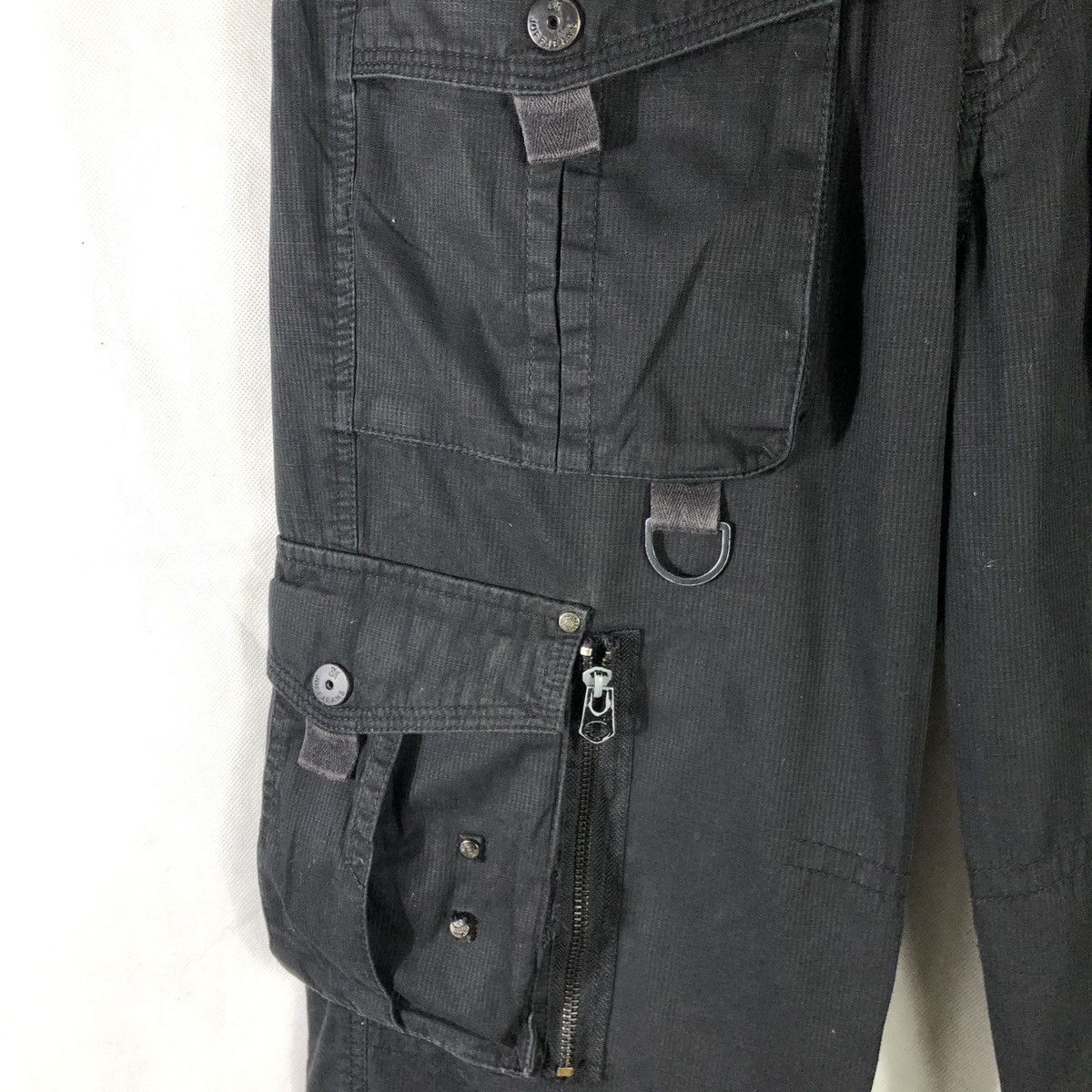 Designer × Japanese Brand JF Parachute Multipocket Zipper Tactical Cargo Pant Size US 32 / EU 48 - 6 Thumbnail