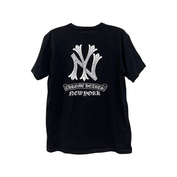 Chrome Hearts Chrome Hearts NY Yankees Scroll Tee | Grailed