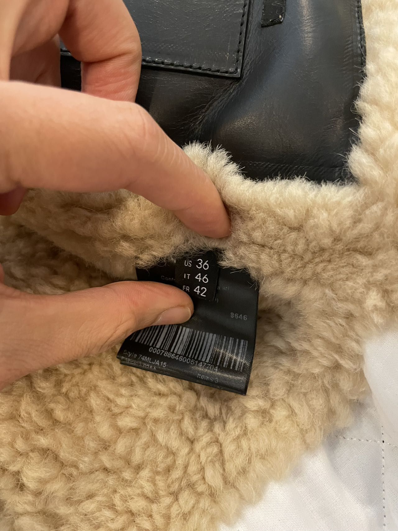 Calvin Klein 205W39NYC Raf Simons designed Leather Shearling Jacket Size US S / EU 44-46 / 1 - 5 Thumbnail