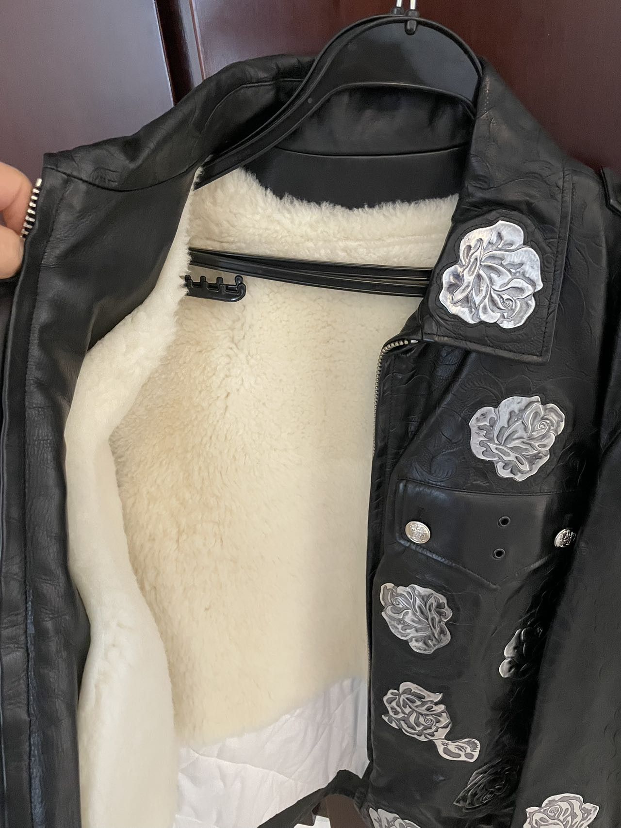 Calvin Klein 205W39NYC Raf Simons designed Leather Shearling Jacket Size US S / EU 44-46 / 1 - 2 Thumbnail