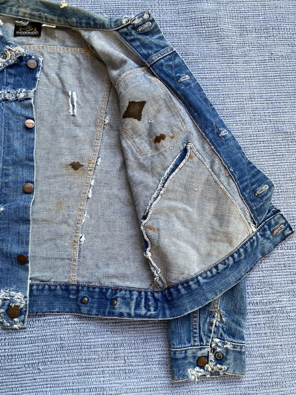 Vintage vintage 50/60s mavericks denim jacket Size US M / EU 48-50 / 2 - 7 Thumbnail