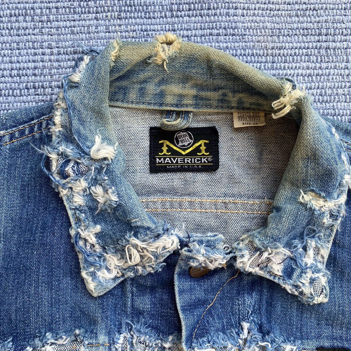 Vintage vintage 50/60s mavericks denim jacket Size US M / EU 48-50 / 2 - 2 Thumbnail