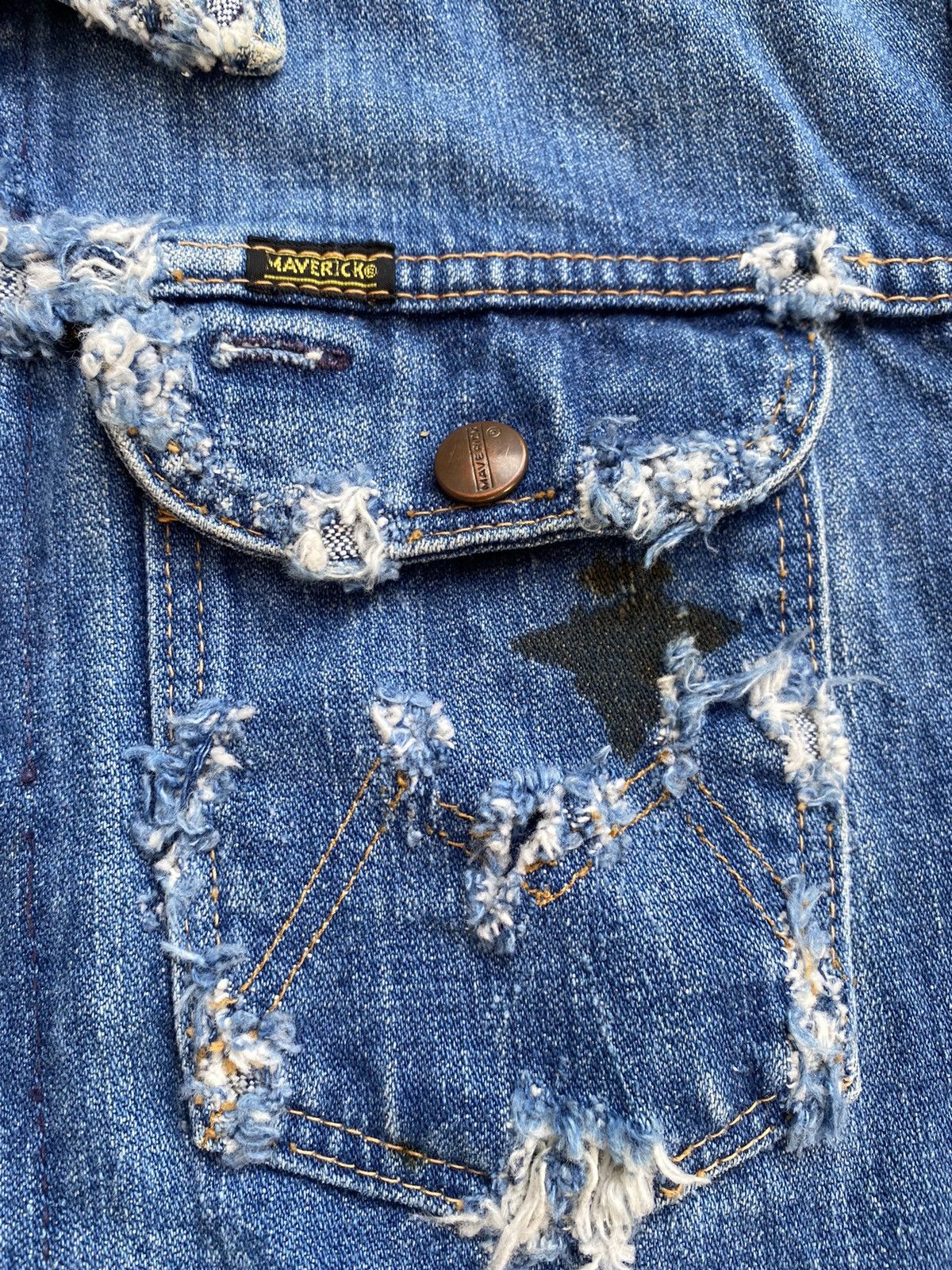 Vintage vintage 50/60s mavericks denim jacket Size US M / EU 48-50 / 2 - 5 Thumbnail