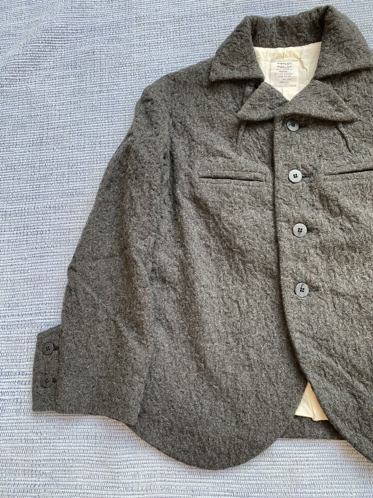 Japanese Brand pierlot pierlot wool jacket Size US S / EU 44-46 / 1 - 4 Thumbnail