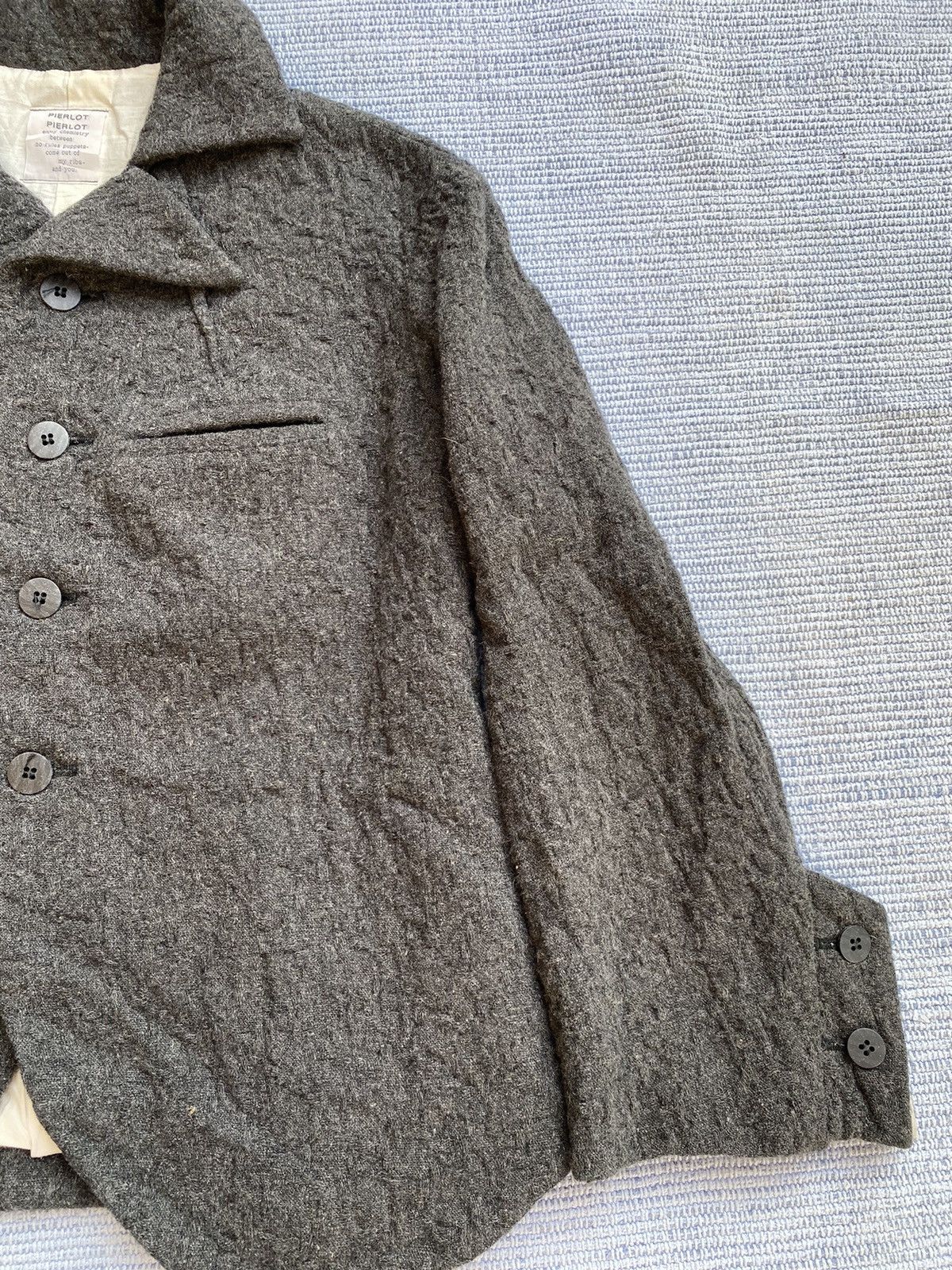 Japanese Brand pierlot pierlot wool jacket Size US S / EU 44-46 / 1 - 3 Thumbnail