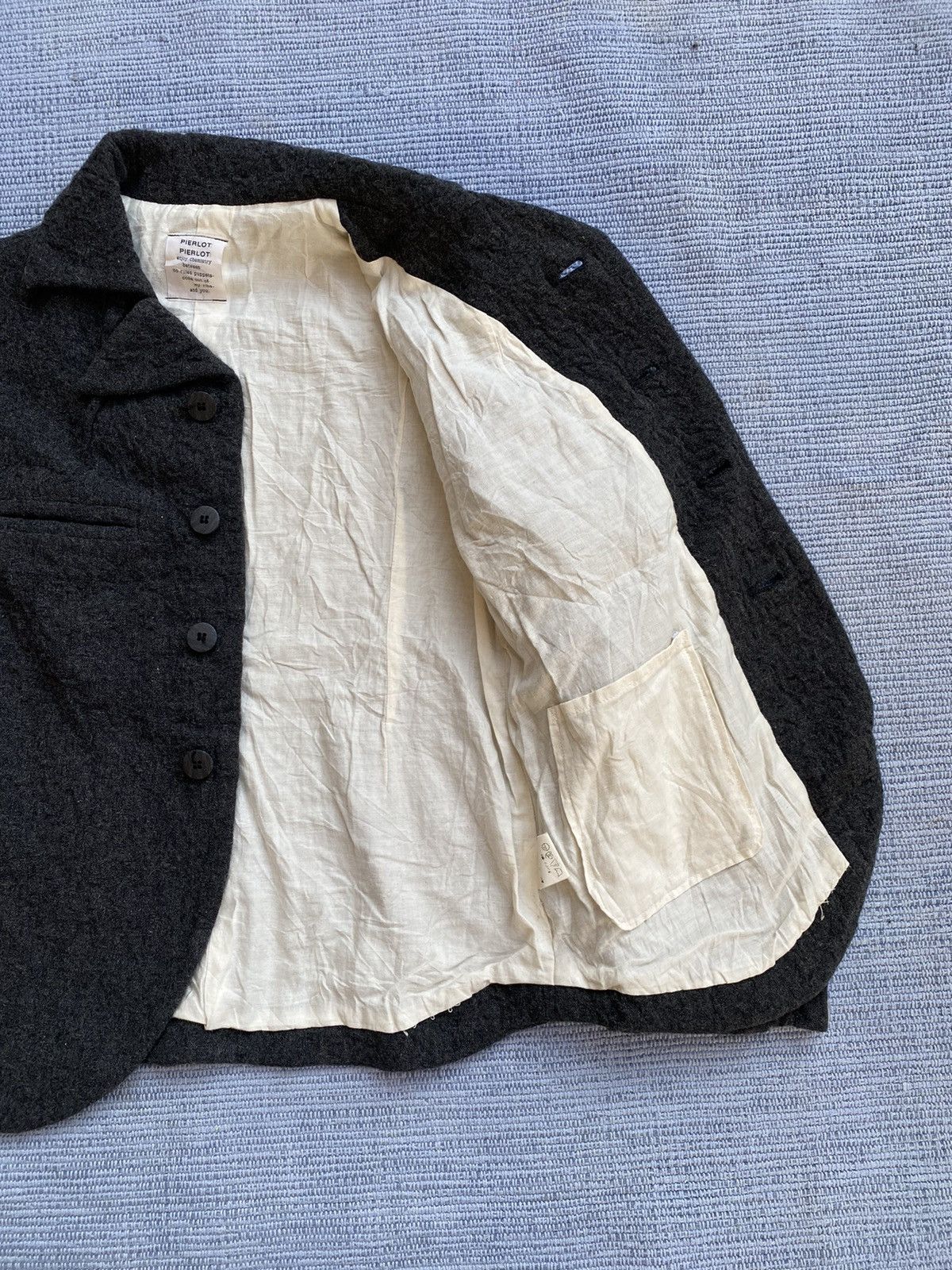 Japanese Brand pierlot pierlot wool jacket Size US S / EU 44-46 / 1 - 5 Thumbnail
