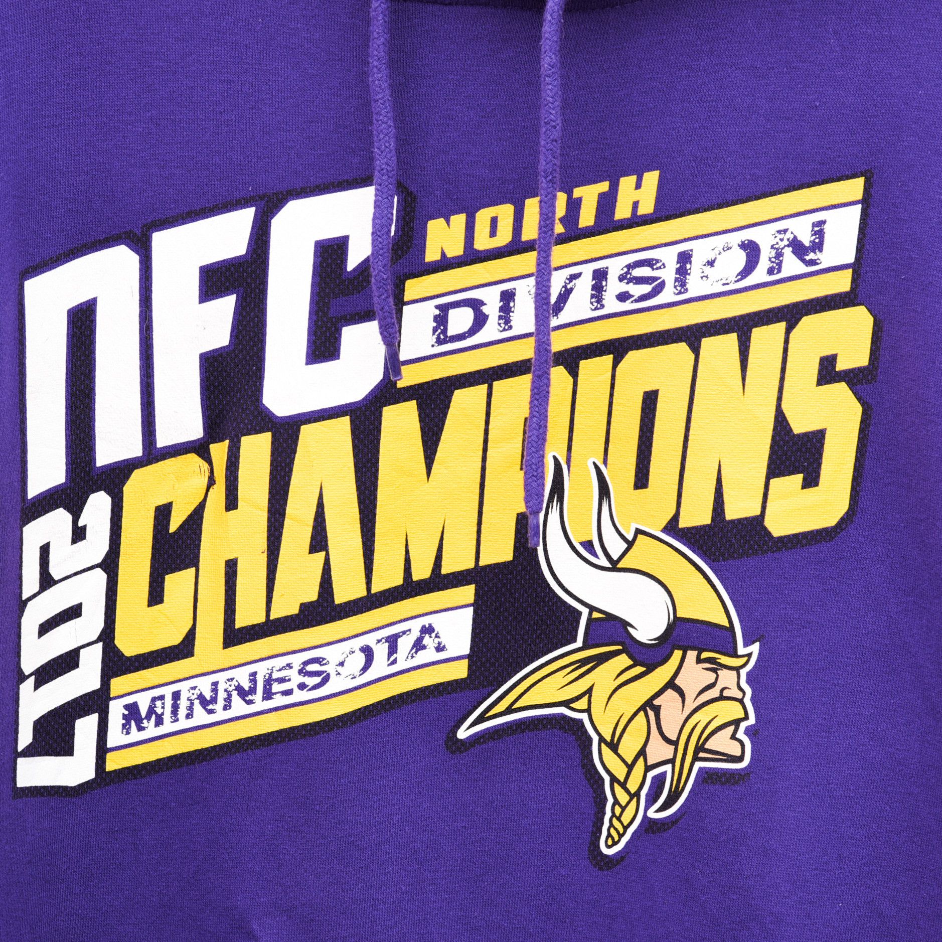 NFL Minnesota Vikings Mens XL 2017 NFC Champions Hoodie Pullover Size US XL / EU 56 / 4 - 2 Thumbnail