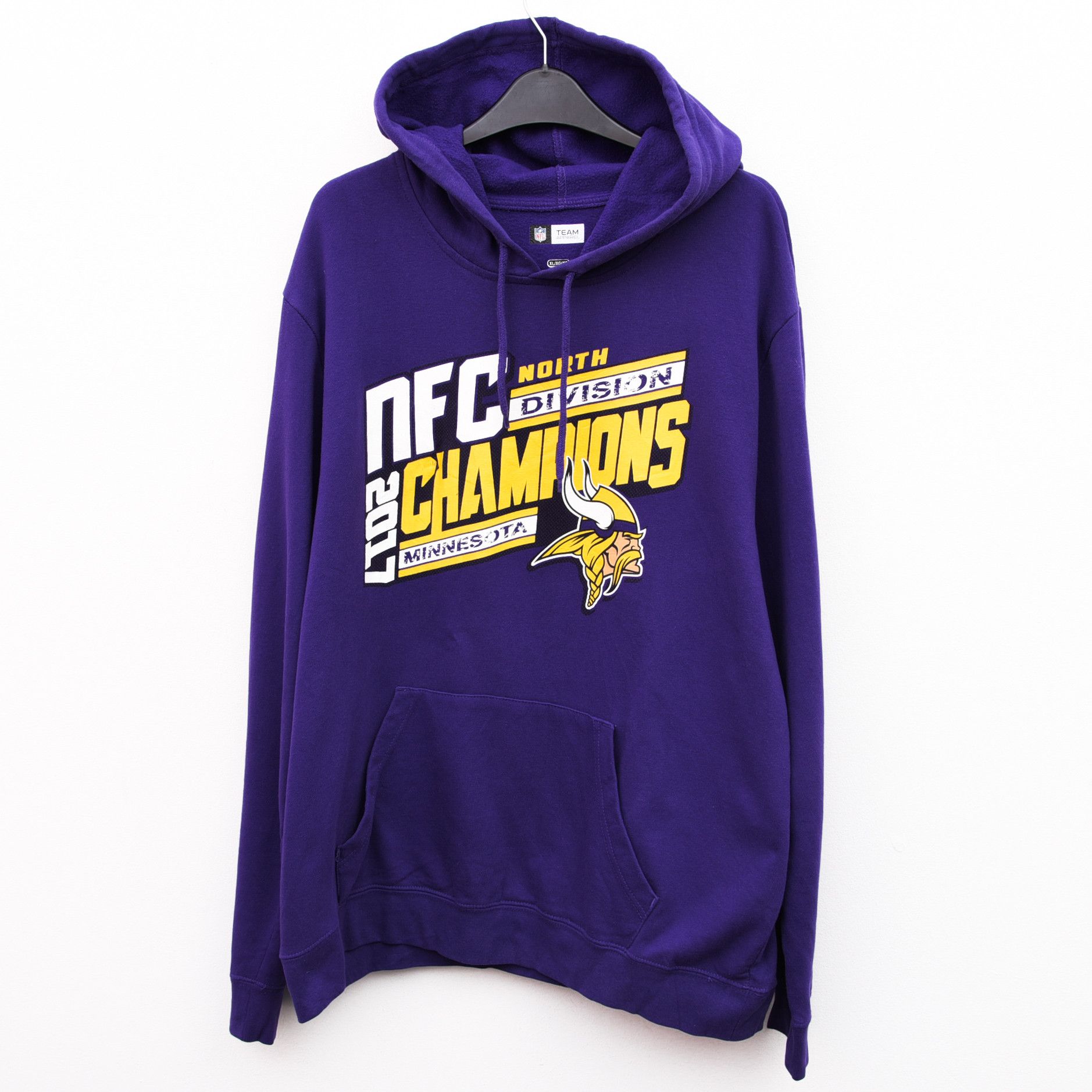 NFL Minnesota Vikings Mens XL 2017 NFC Champions Hoodie Pullover Size US XL / EU 56 / 4 - 1 Thumbnail