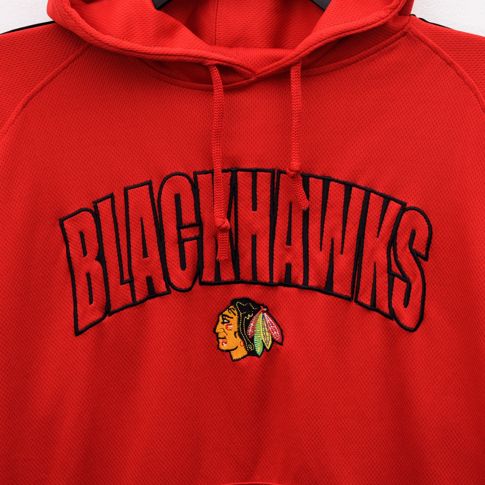 NHL Chicago Blackhawks Mens L Embroidered Hoodie Jumper Pullover Size US L / EU 52-54 / 3 - 2 Thumbnail