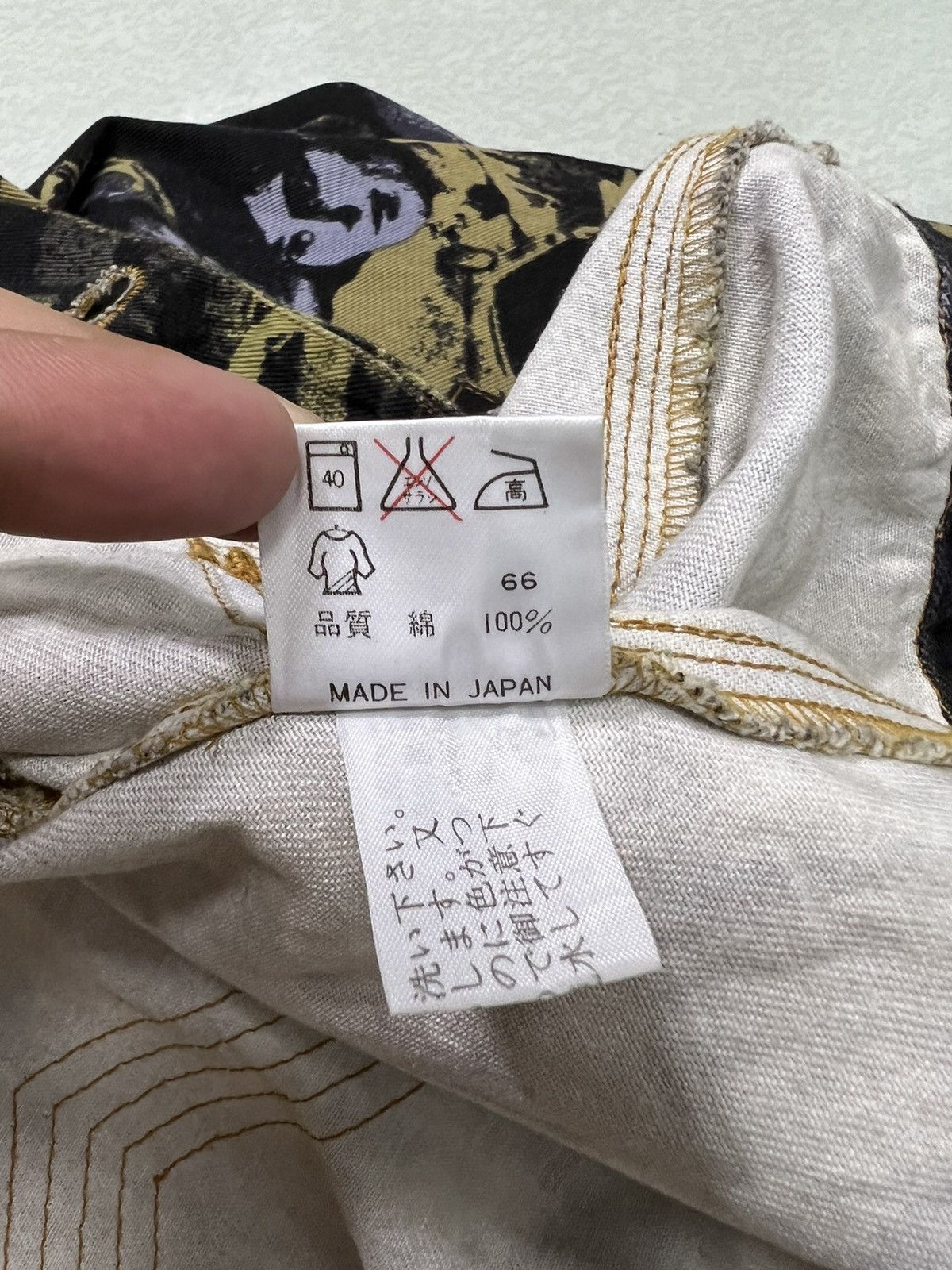 Jean Paul Gaultier Jean Paul Gaultier - F/W 92’ Faces Denim Trucker Jacket Size US M / EU 48-50 / 2 - 18 Thumbnail