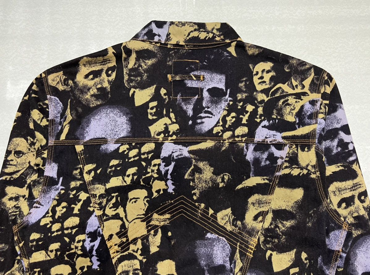 Jean Paul Gaultier Jean Paul Gaultier - F/W 92’ Faces Denim Trucker Jacket Size US M / EU 48-50 / 2 - 13 Thumbnail
