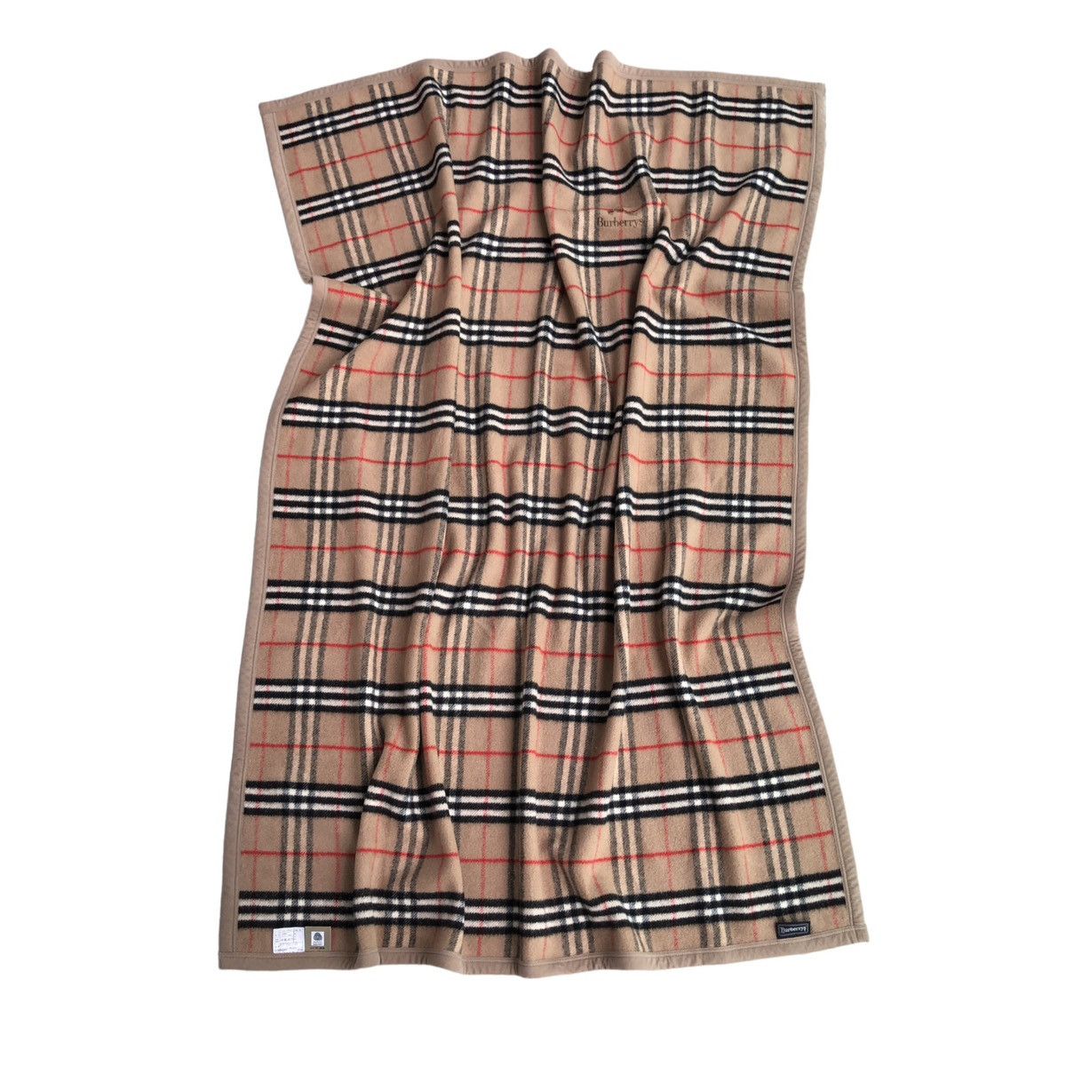 Burberry Authentic Burberrys Nova Check Blanket Sheet 100% Wool 🇯🇵 Size ONE SIZE - 6 Thumbnail