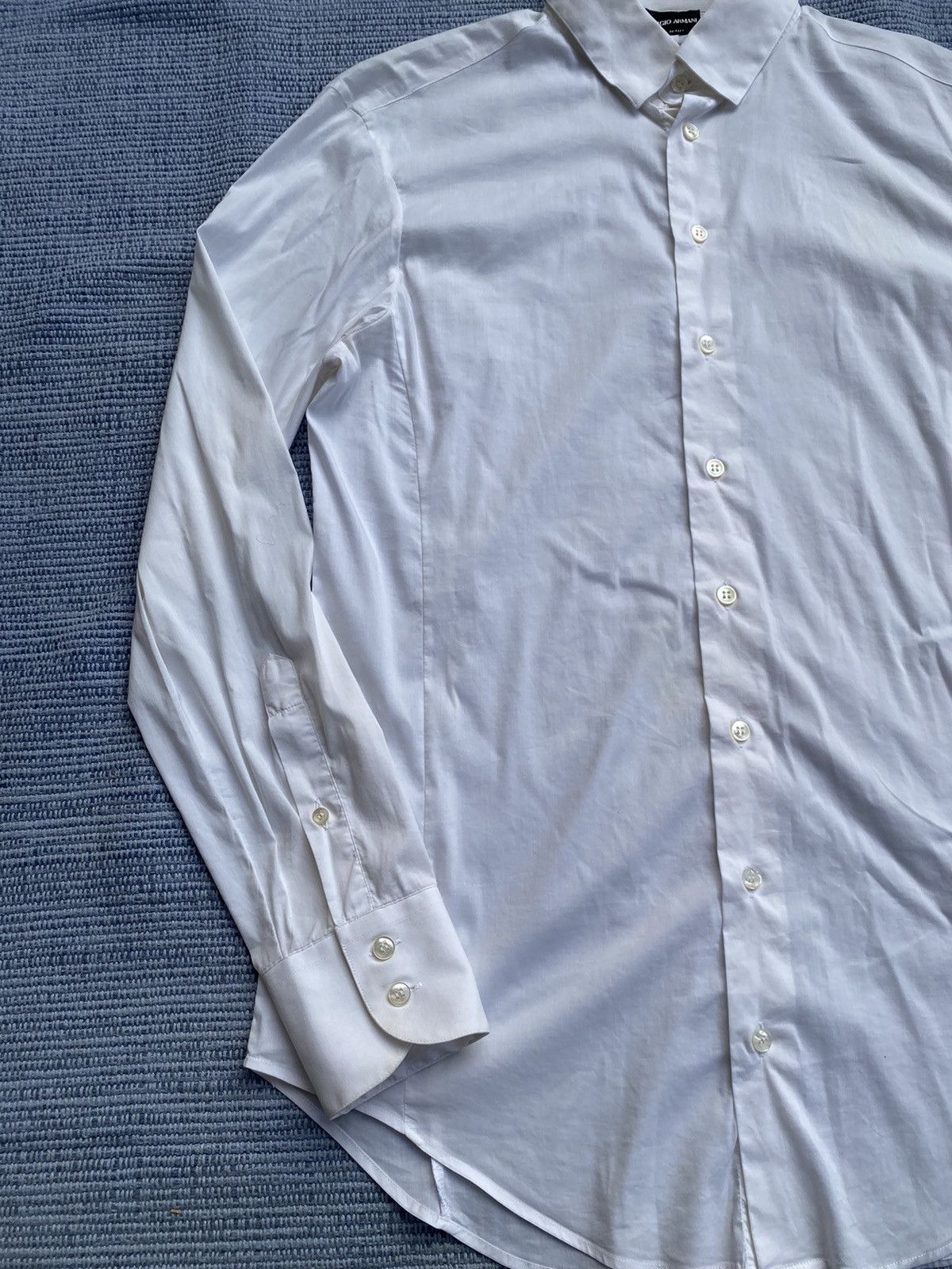 Giorgio Armani vintage giorgio armani white shirt Size US M / EU 48-50 / 2 - 3 Thumbnail