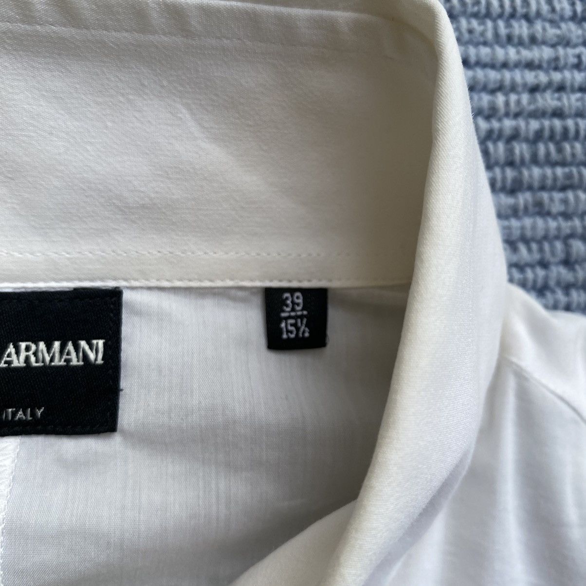 Giorgio Armani vintage giorgio armani white shirt Size US M / EU 48-50 / 2 - 10 Thumbnail