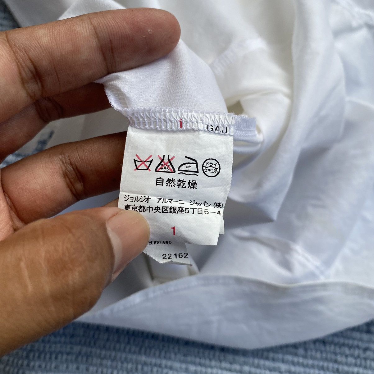 Giorgio Armani vintage giorgio armani white shirt Size US M / EU 48-50 / 2 - 8 Thumbnail