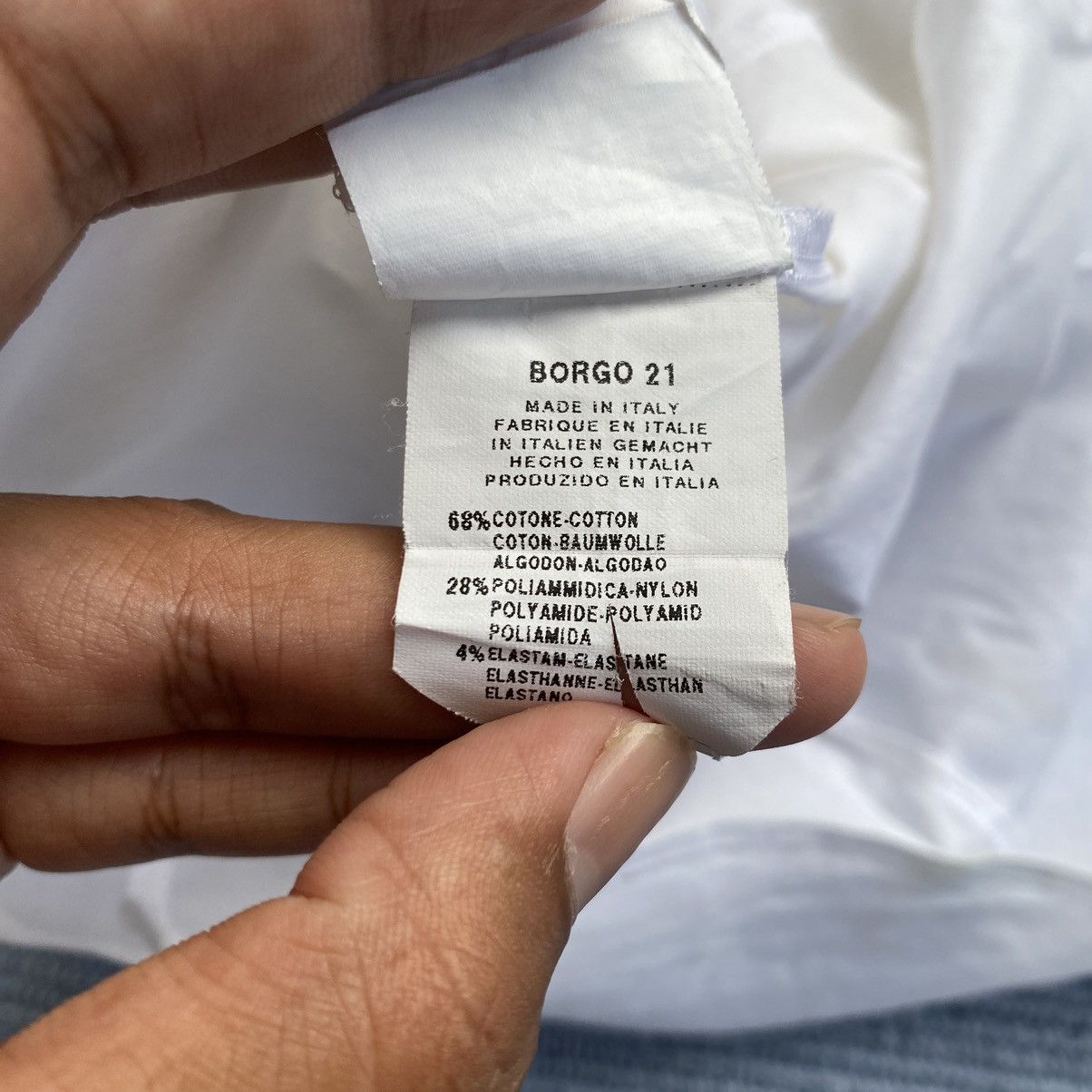 Giorgio Armani vintage giorgio armani white shirt Size US M / EU 48-50 / 2 - 7 Thumbnail