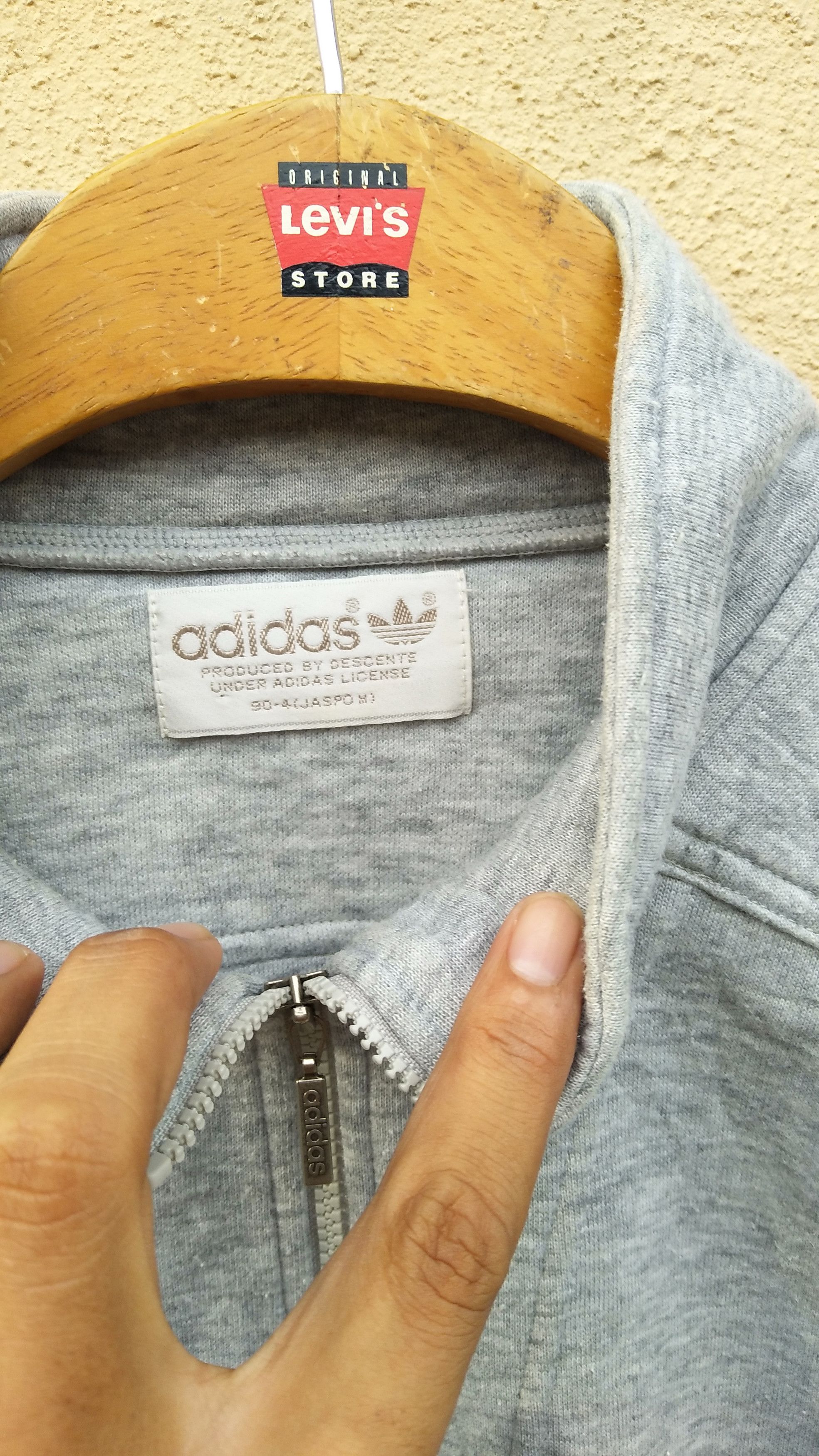 Adidas Vintage Adidas half zipper sweatshirt spell out crewneck Size US M / EU 48-50 / 2 - 3 Thumbnail