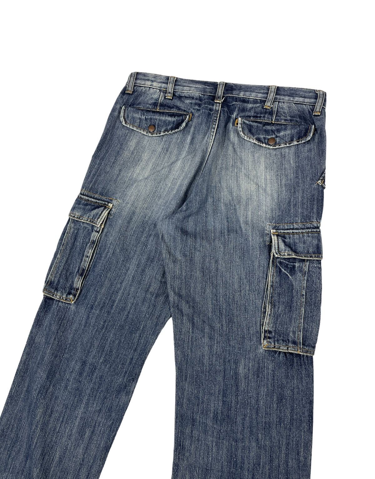 Global Work Vintage Global Work Japan Cargo Jeans Size US 34 / EU 50 - 6 Thumbnail
