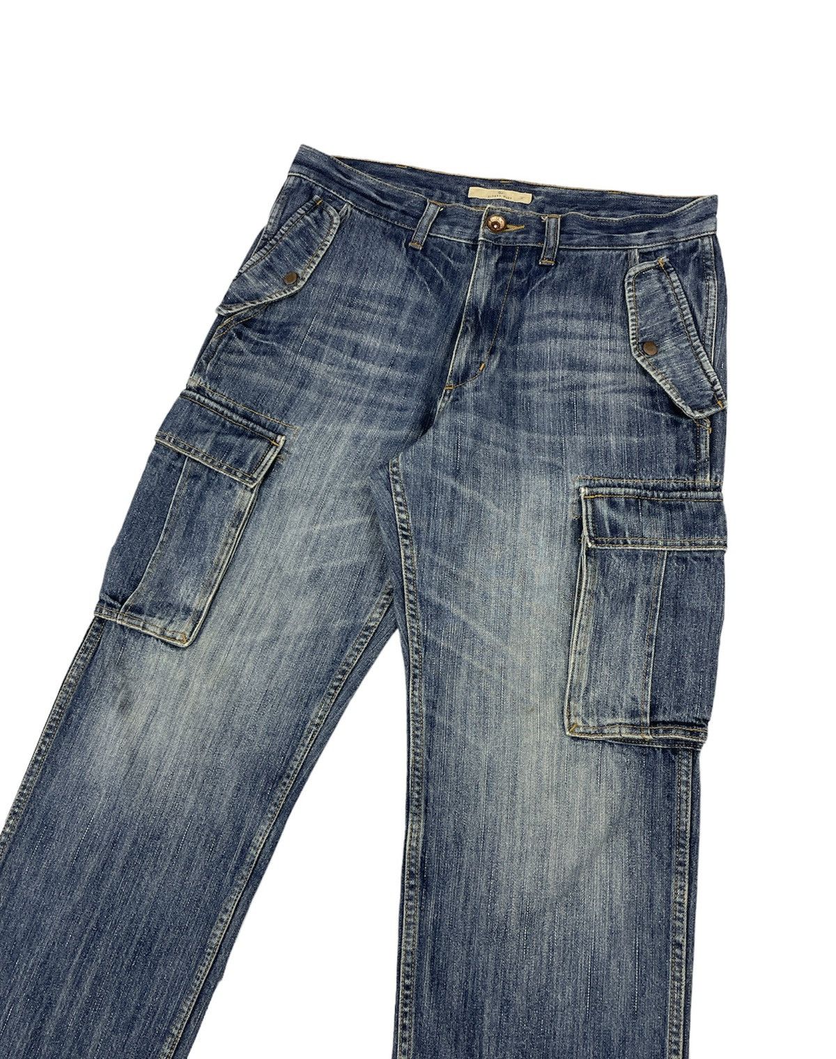 Global Work Vintage Global Work Japan Cargo Jeans Size US 34 / EU 50 - 1 Thumbnail