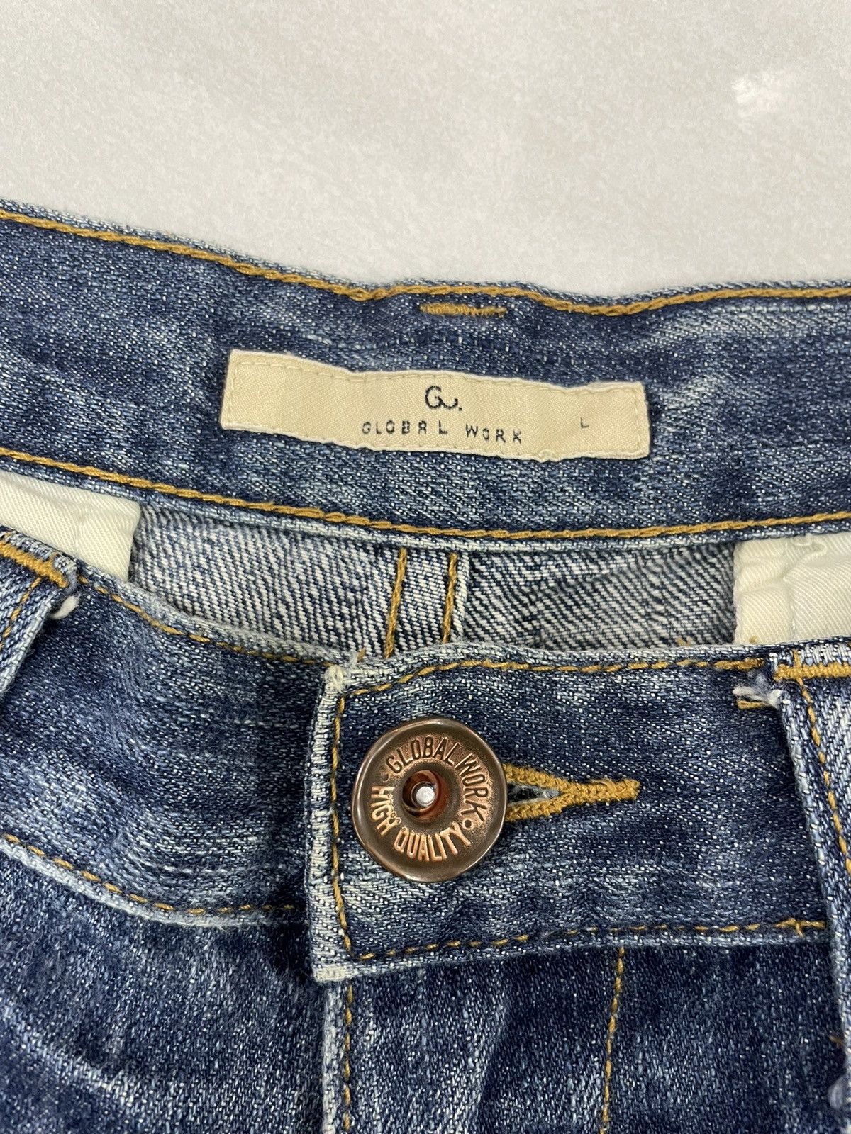 Global Work Vintage Global Work Japan Cargo Jeans Size US 34 / EU 50 - 7 Thumbnail