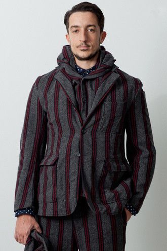 engineered garments button shawl