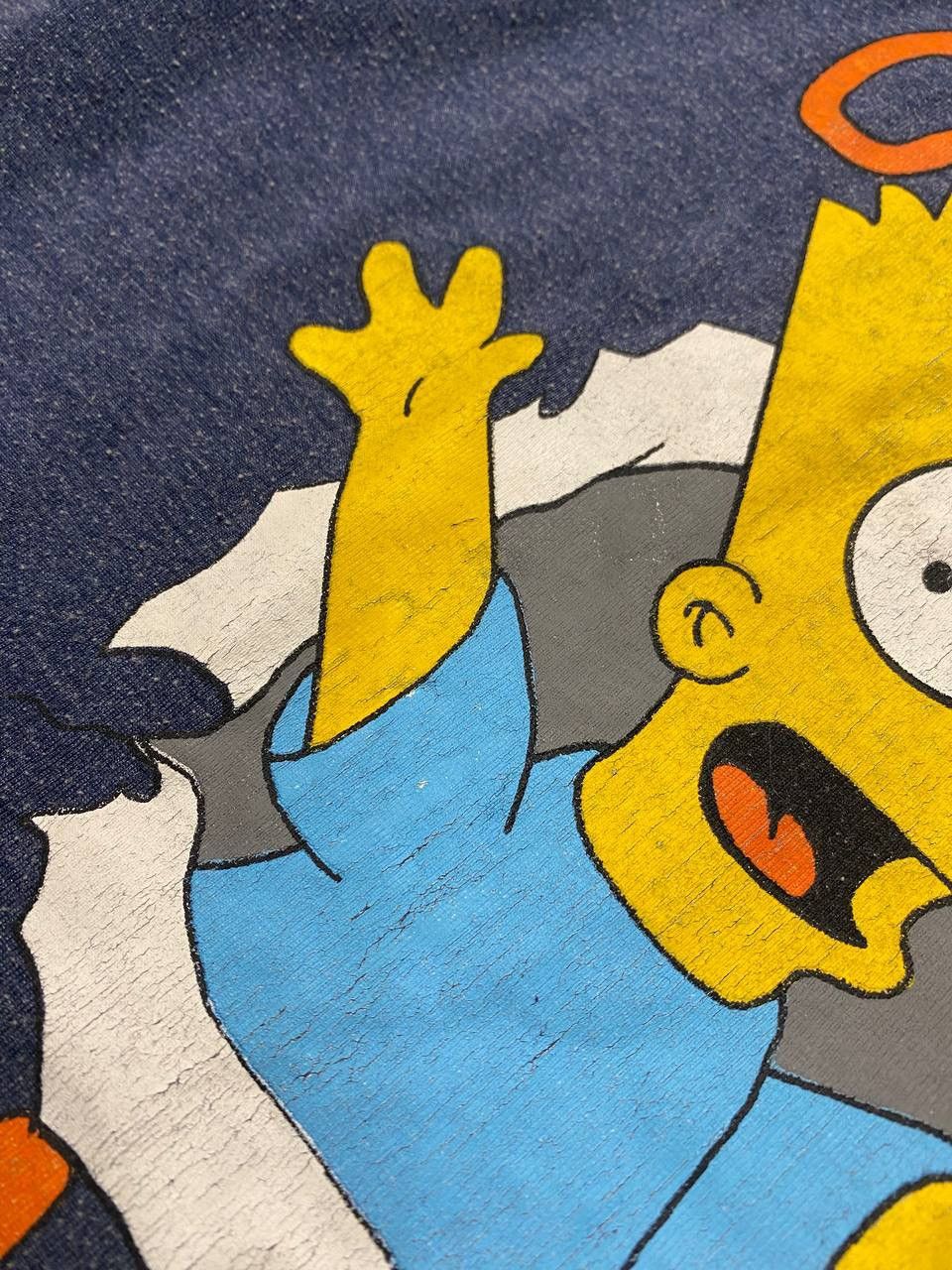 The Simpsons Vintage The Simpson 1999 T-Shirt Bart Cool Man Long Sleeve Size US L / EU 52-54 / 3 - 9 Thumbnail