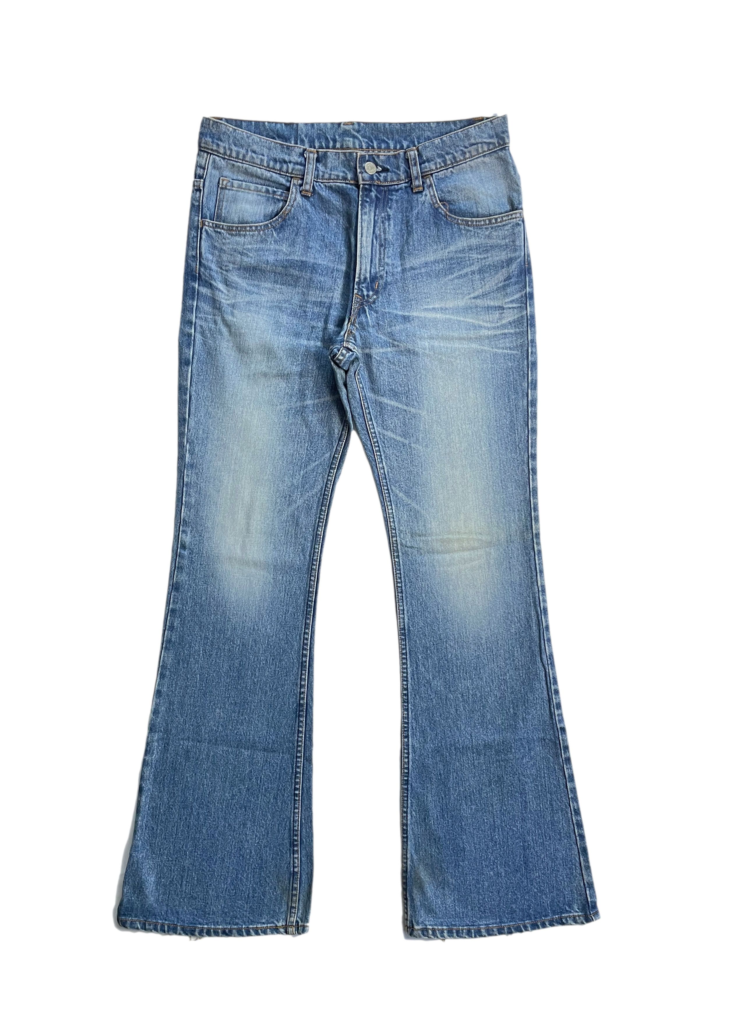 image of Blue Blue Japan X Hr Market Blue Distressed Denim in Blue Denim, Men's (Size 31)