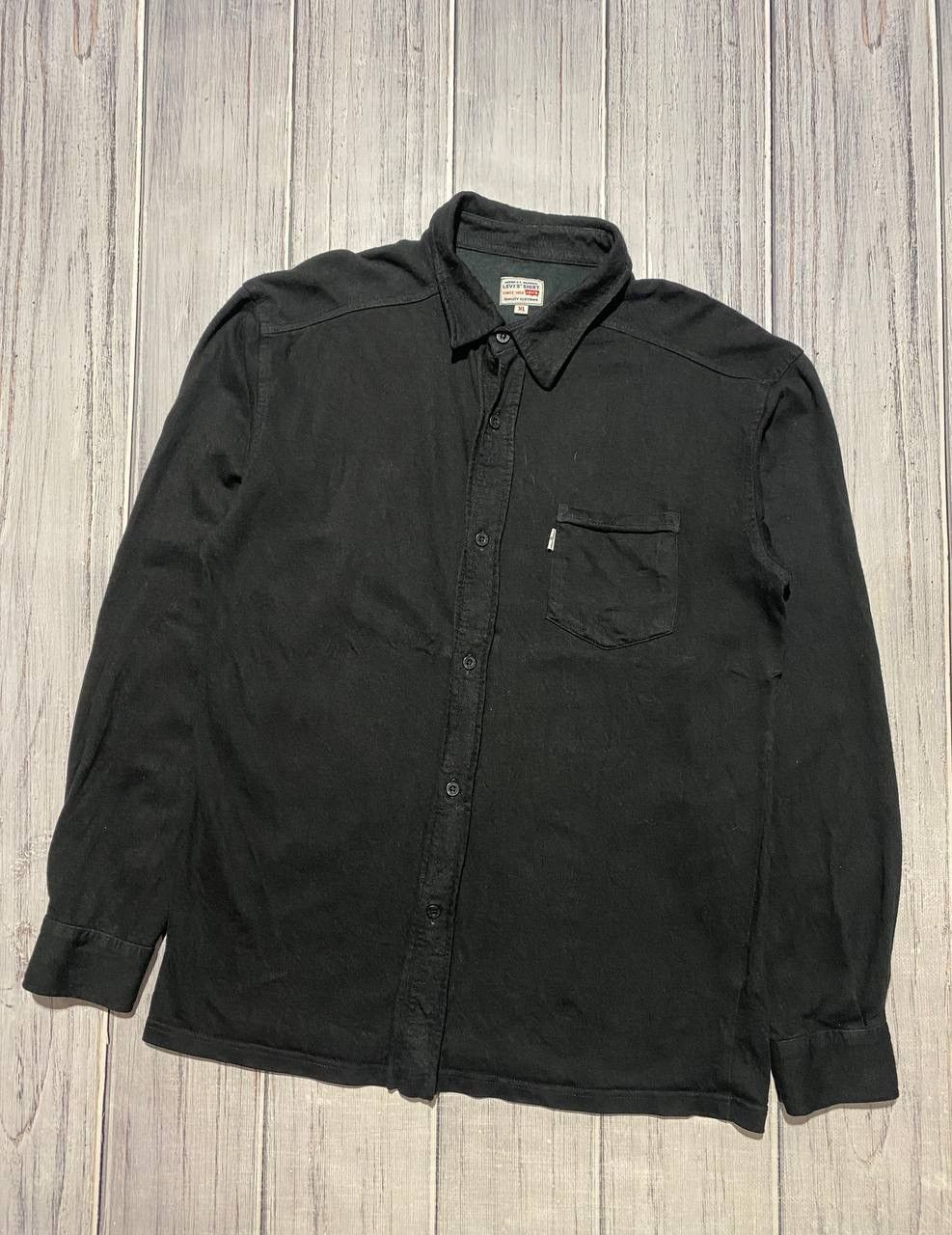Levi's Vintage Levi’s Viscose Shirt Buttons Long Sleeve Size US L / EU 52-54 / 3 - 1 Thumbnail