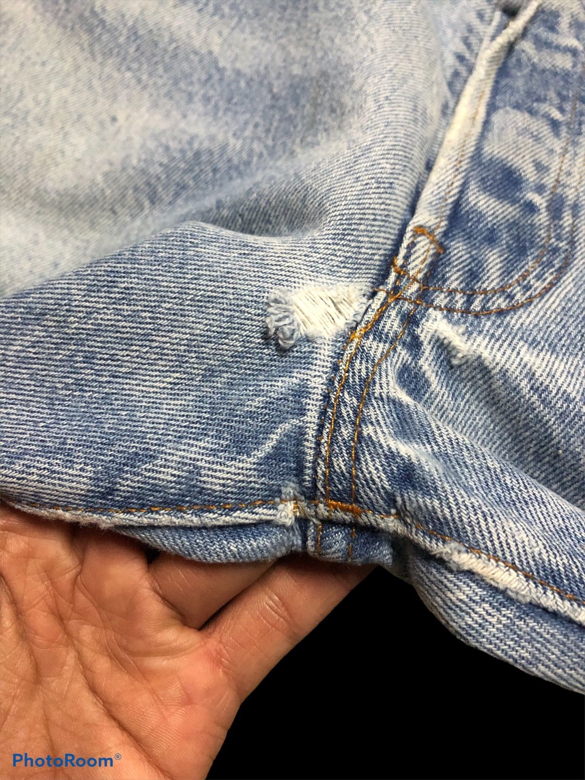 Levi's × Vintage 80s⚡️⚡️LEVIS 501 AGING FADED DENIM Size US 30 / EU 46 - 10 Thumbnail