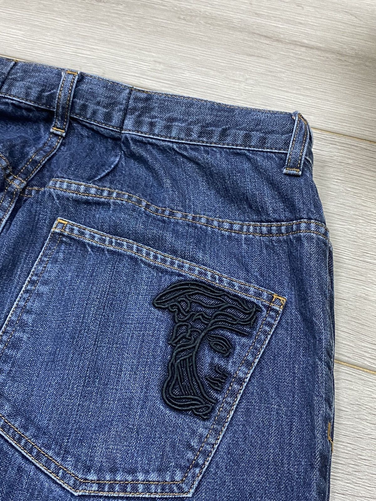 Vintage Versace collection Medusa half head jeans Size US 36 / EU 52 - 4 Thumbnail