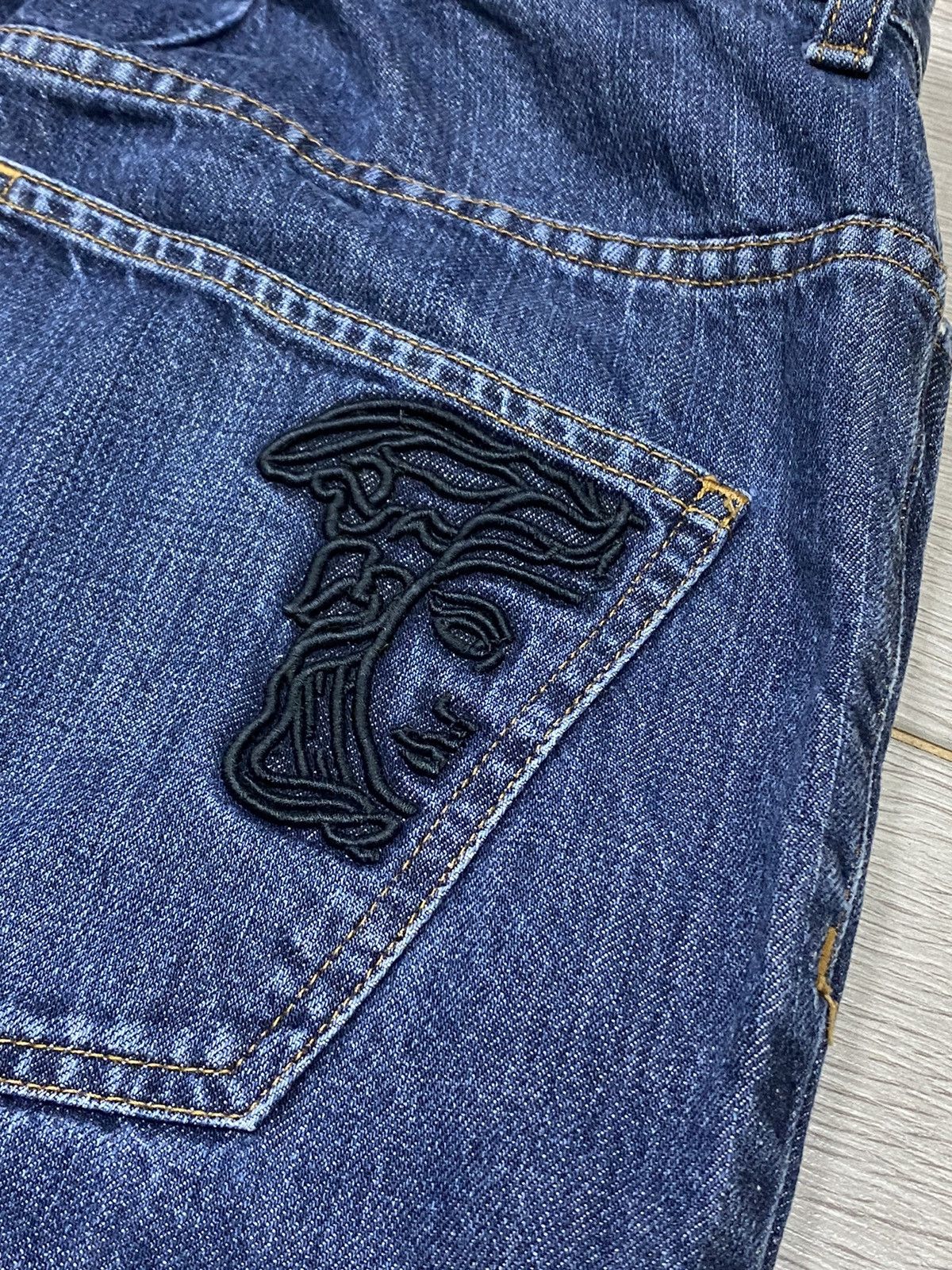 Vintage Versace collection Medusa half head jeans Size US 36 / EU 52 - 5 Thumbnail