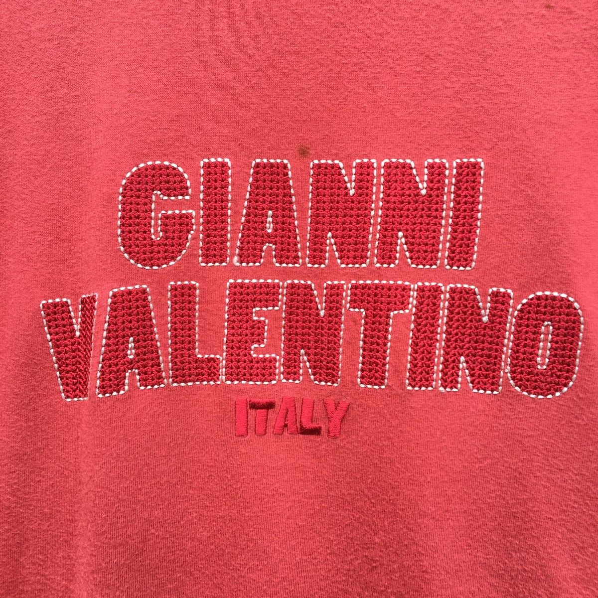 Gianni Valentino Vintage Gianni Valentino Big Logo Spellout Tshirt Size US XL / EU 56 / 4 - 5 Thumbnail
