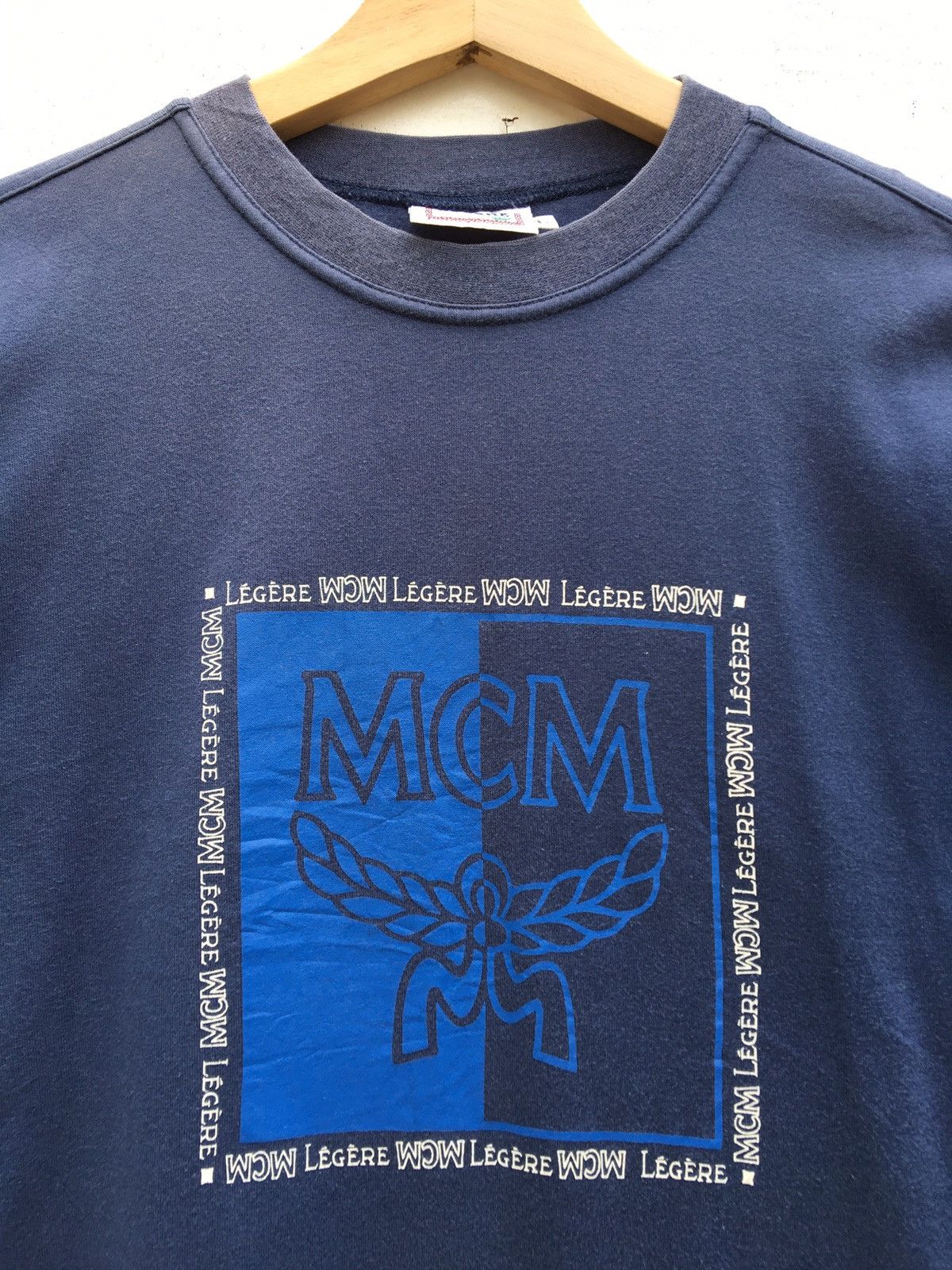 MCM Vintage MCM Big Logo Printed Tshirt Size US L / EU 52-54 / 3 - 6 Thumbnail