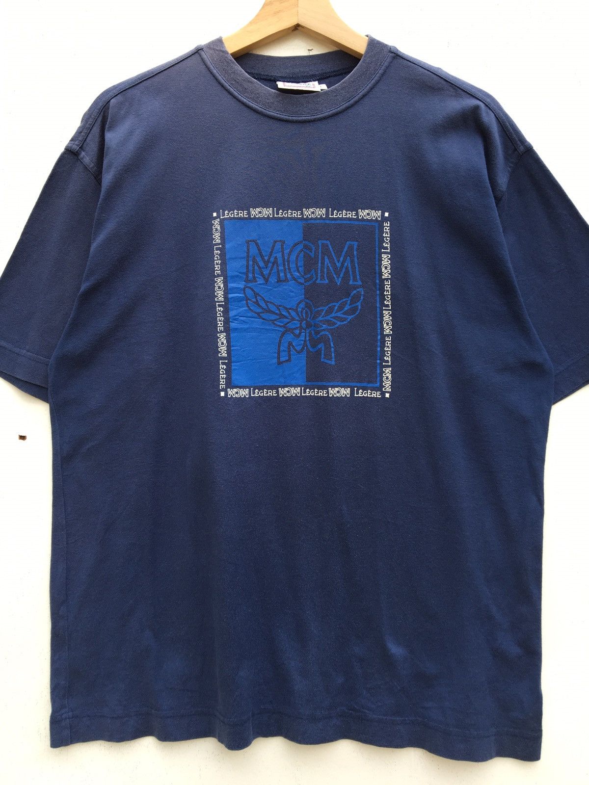 MCM Vintage MCM Big Logo Printed Tshirt Size US L / EU 52-54 / 3 - 5 Thumbnail