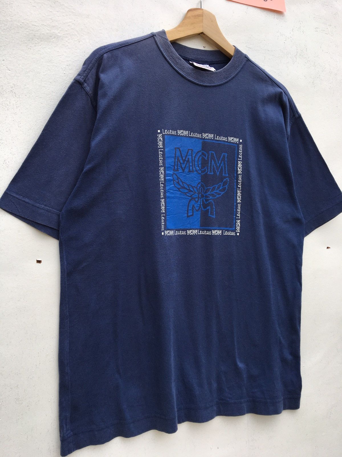 MCM Vintage MCM Big Logo Printed Tshirt Size US L / EU 52-54 / 3 - 3 Thumbnail