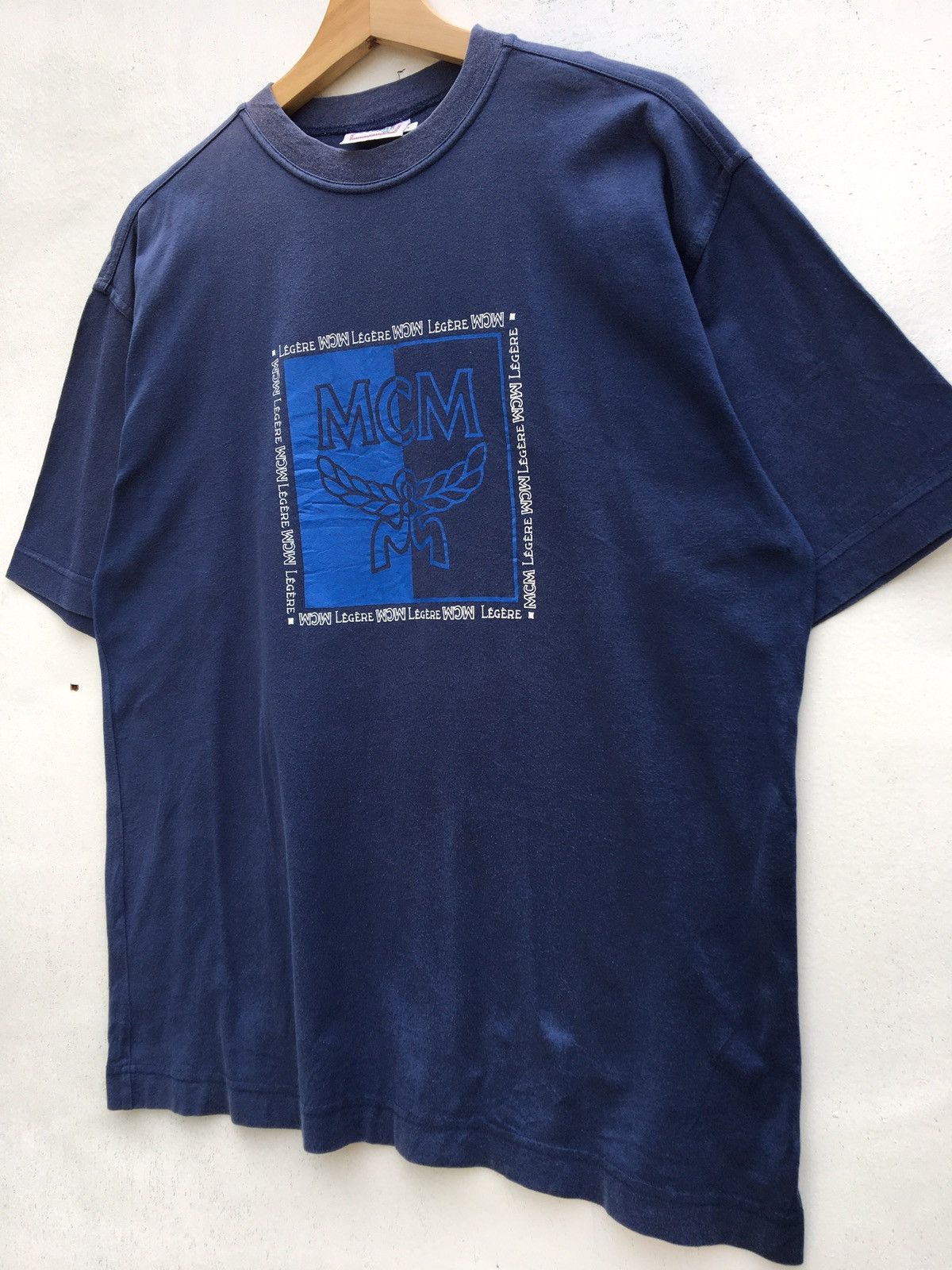 MCM Vintage MCM Big Logo Printed Tshirt Size US L / EU 52-54 / 3 - 4 Thumbnail