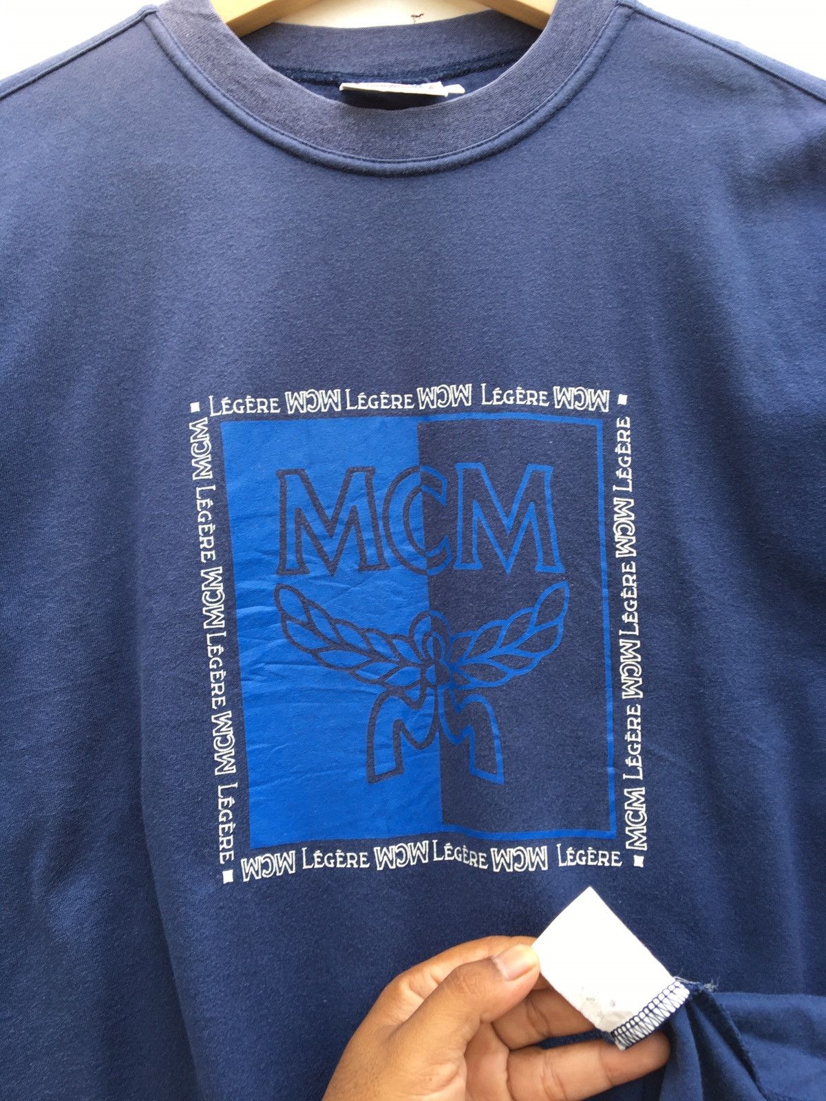 MCM Vintage MCM Big Logo Printed Tshirt Size US L / EU 52-54 / 3 - 9 Thumbnail