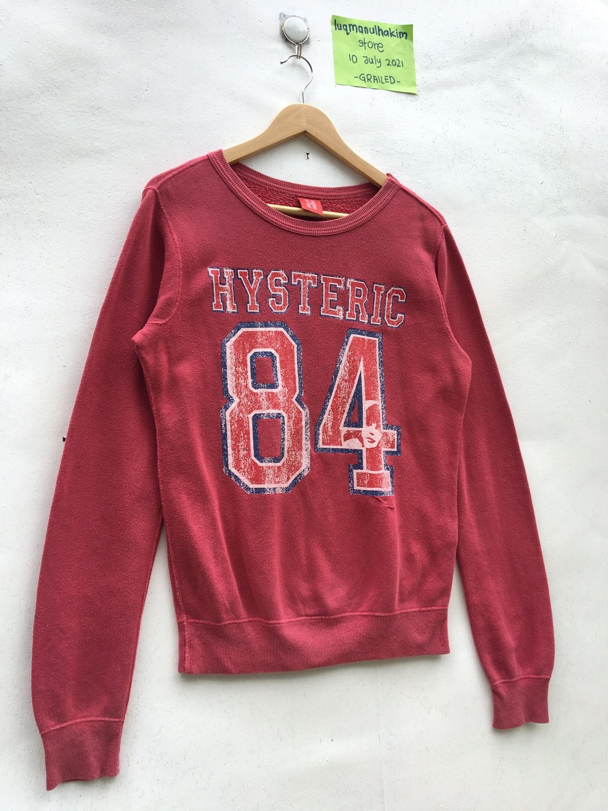 Hysteric Glamour Vintage Hysteric Glamour Numbers 84 Sweatshirt Size US S / EU 44-46 / 1 - 2 Thumbnail