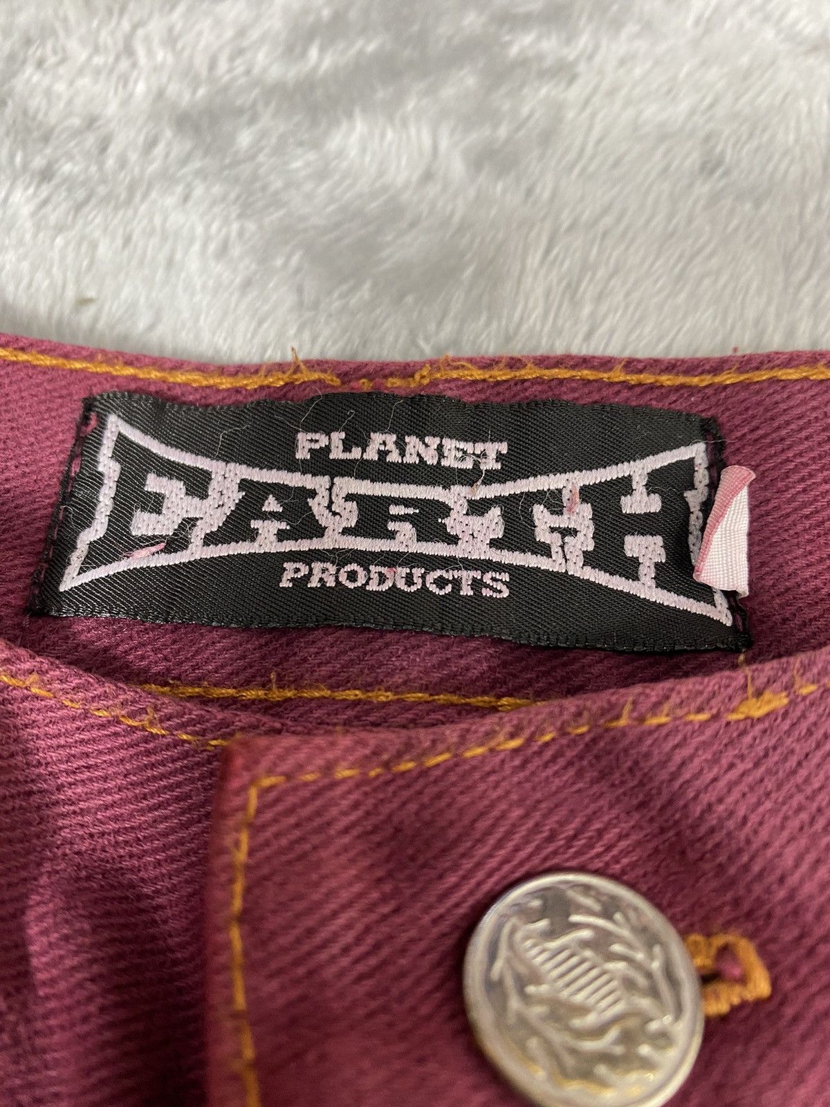 Shorty's Skateboards Vintage Planet Earth Skateboard Baggy Pants. S0177 Size US 32 / EU 48 - 6 Thumbnail