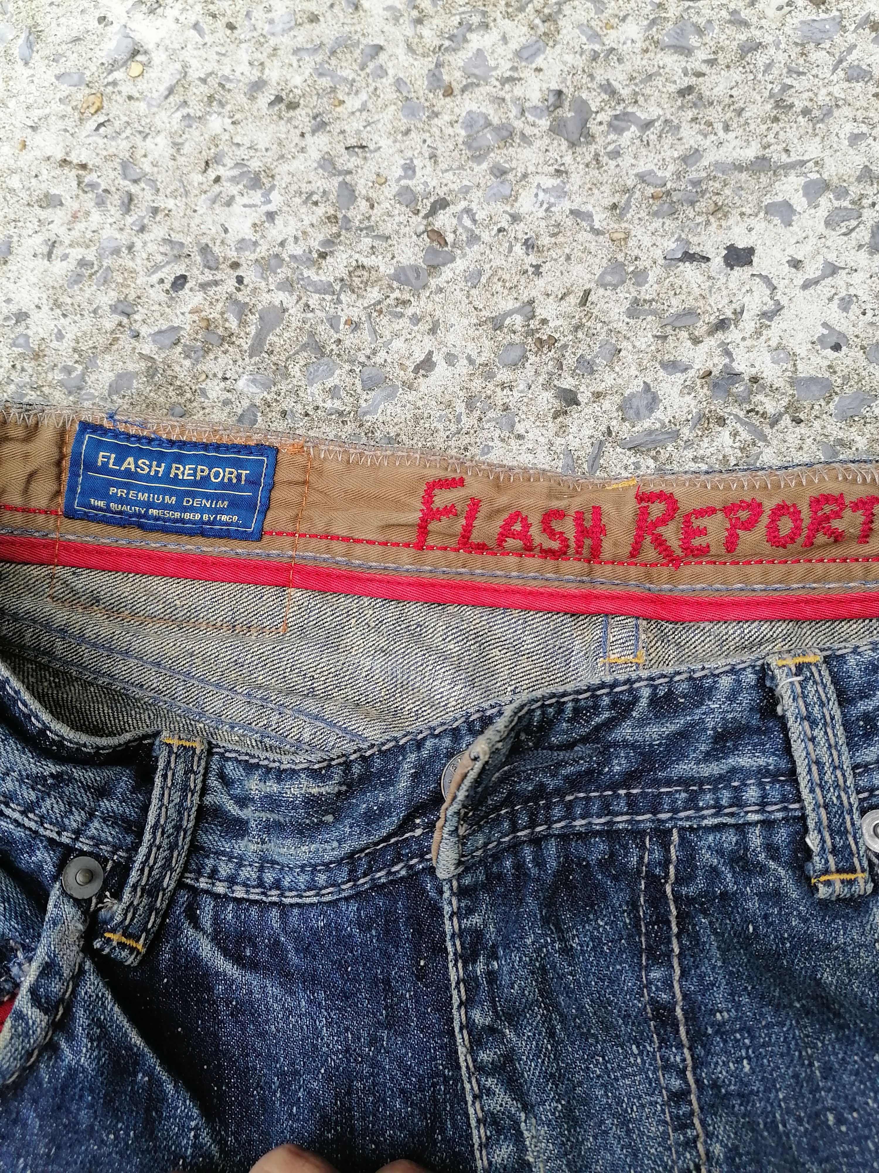 Other Flash Report Distressed Denim Jeans Size US 34 / EU 50 - 7 Thumbnail