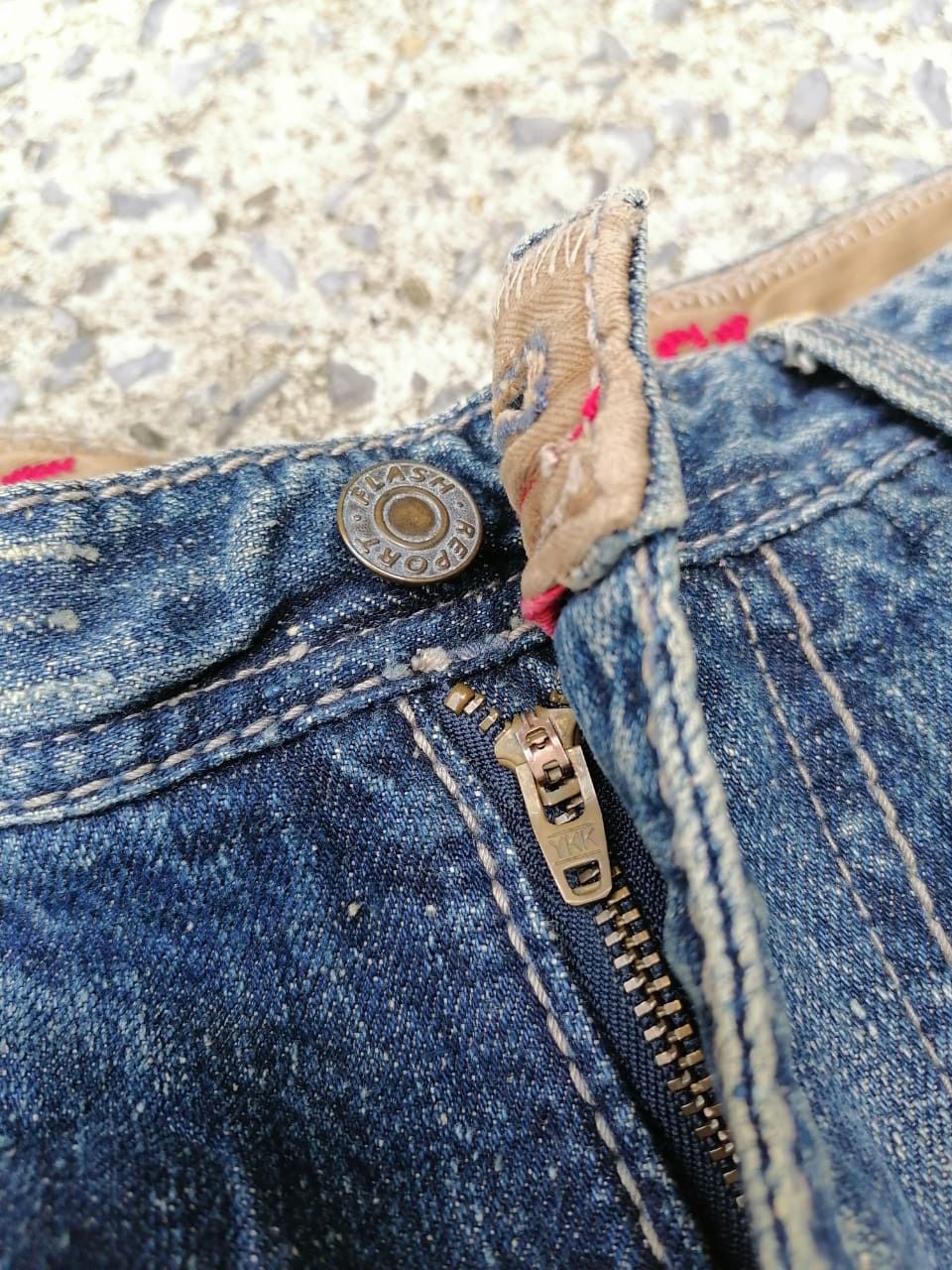 Other Flash Report Distressed Denim Jeans Size US 34 / EU 50 - 5 Thumbnail
