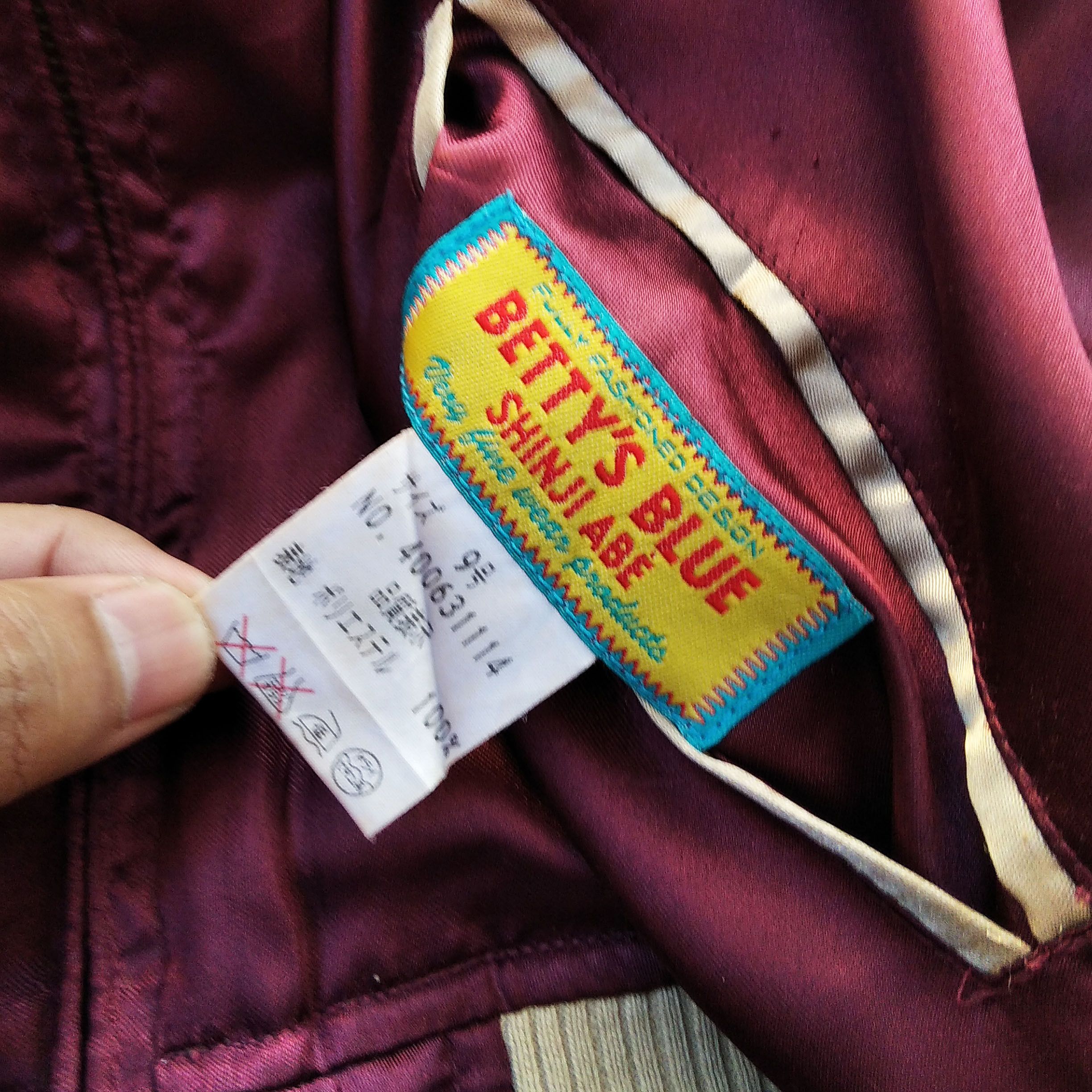 Hysteric Glamour Vintage BETTY BLUE "Shinji Abe" Reversible SUKAJAN Size US M / EU 48-50 / 2 - 9 Thumbnail
