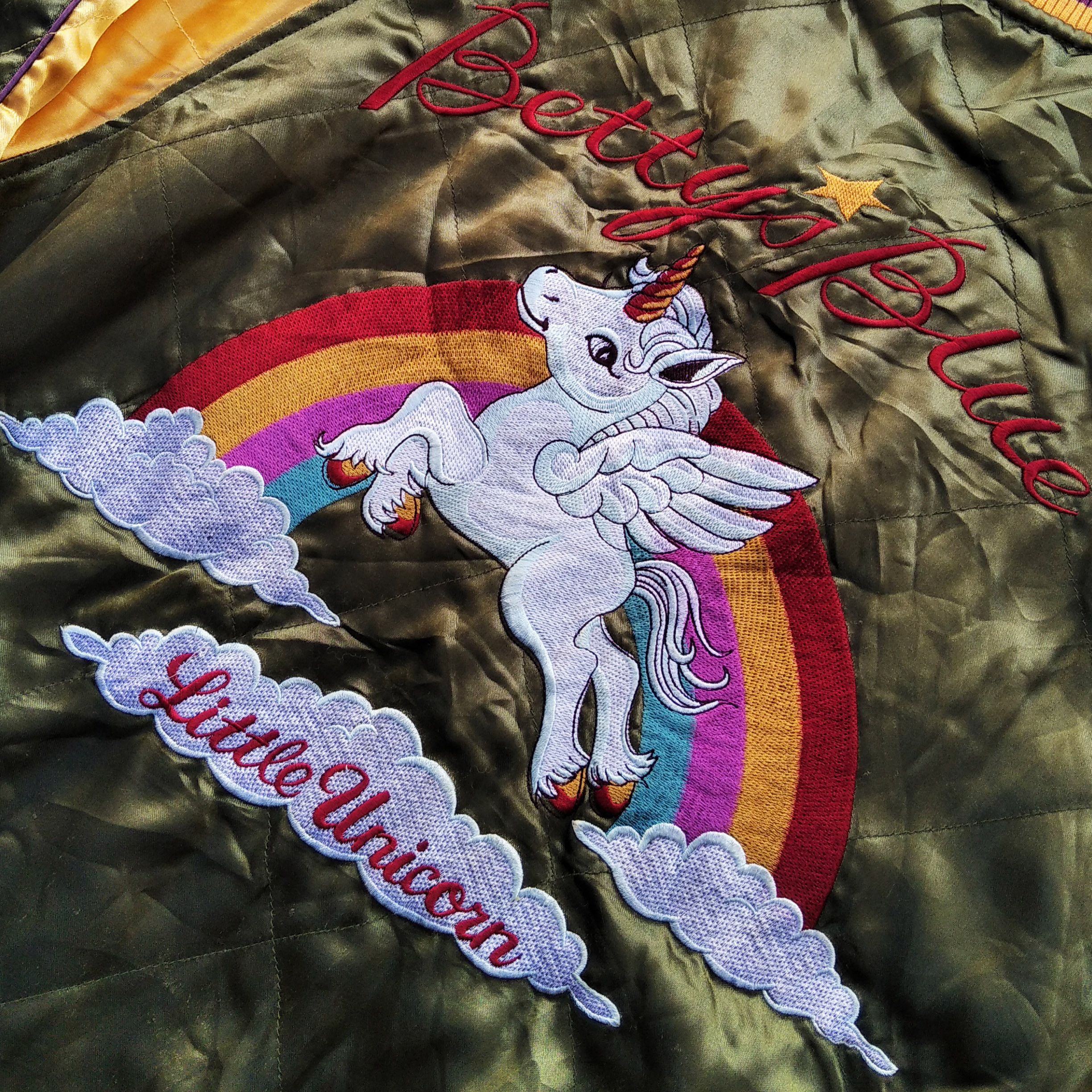 Hysteric Glamour Vintage BETTY BLUE "Shinji Abe" Reversible SUKAJAN Size US M / EU 48-50 / 2 - 3 Thumbnail