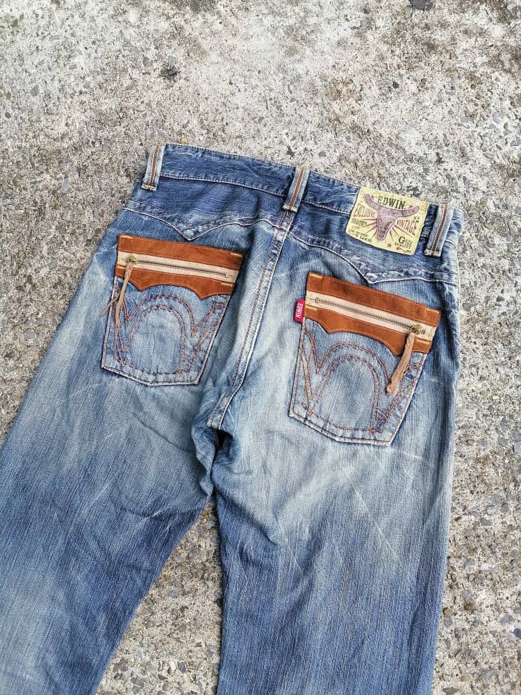 Edwin × Japanese Brand Edwin XV Made In Japan Denim Jeans Size US 35 - 1 Thumbnail